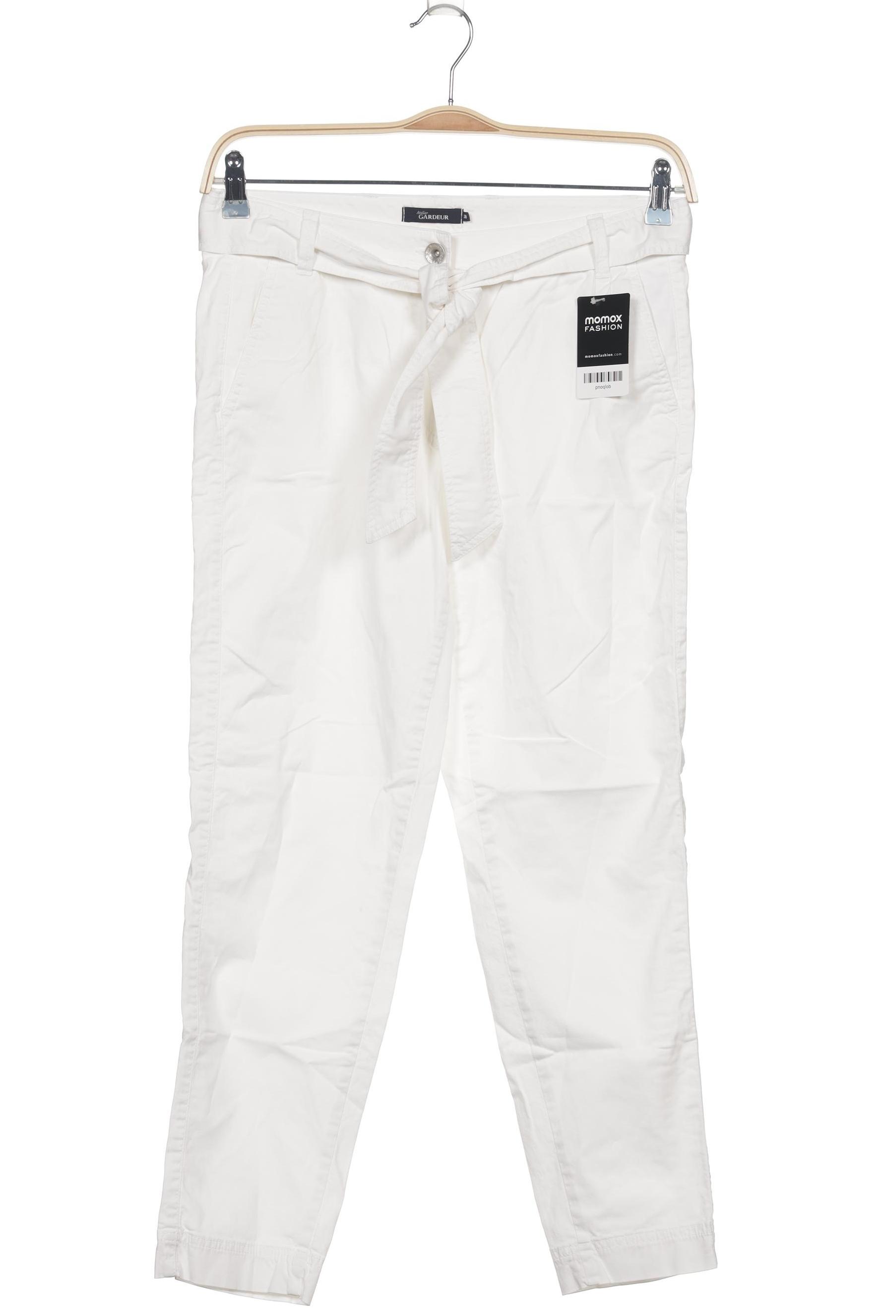 

Atelier Gardeur Damen Stoffhose, weiß, Gr. 38