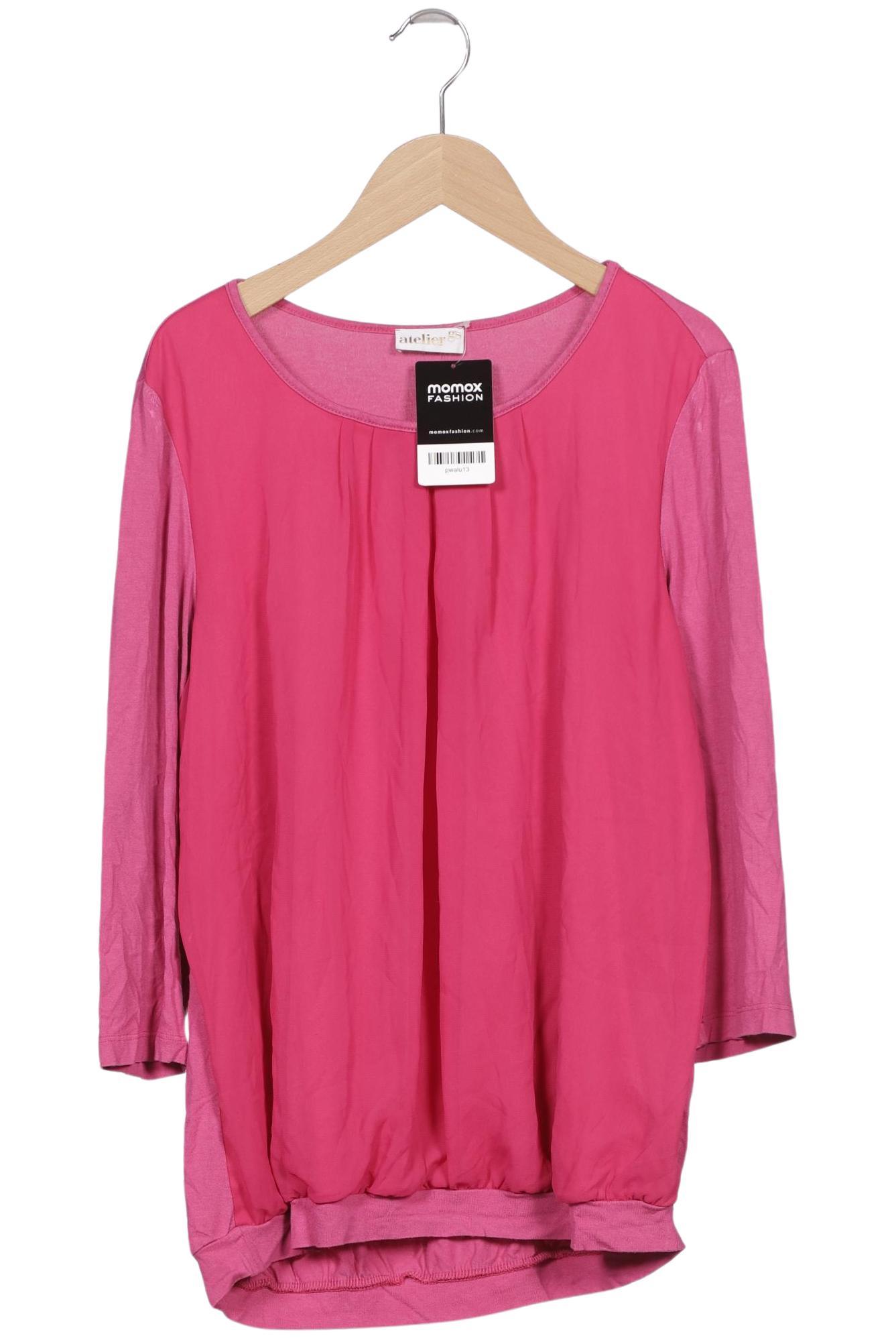 

Atelier Gardeur Damen Langarmshirt, pink, Gr. 42