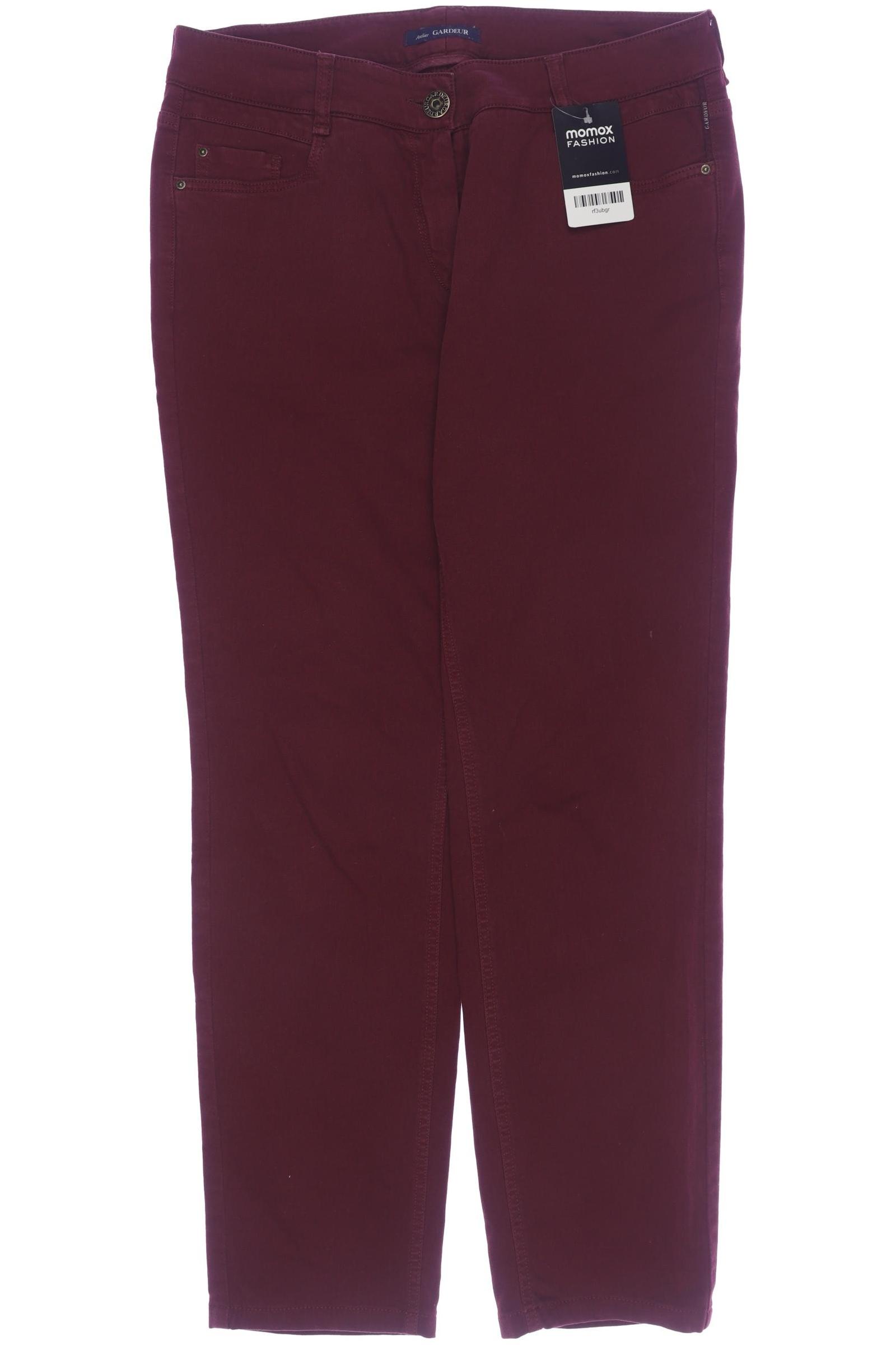 

Atelier Gardeur Damen Jeans, bordeaux, Gr. 40