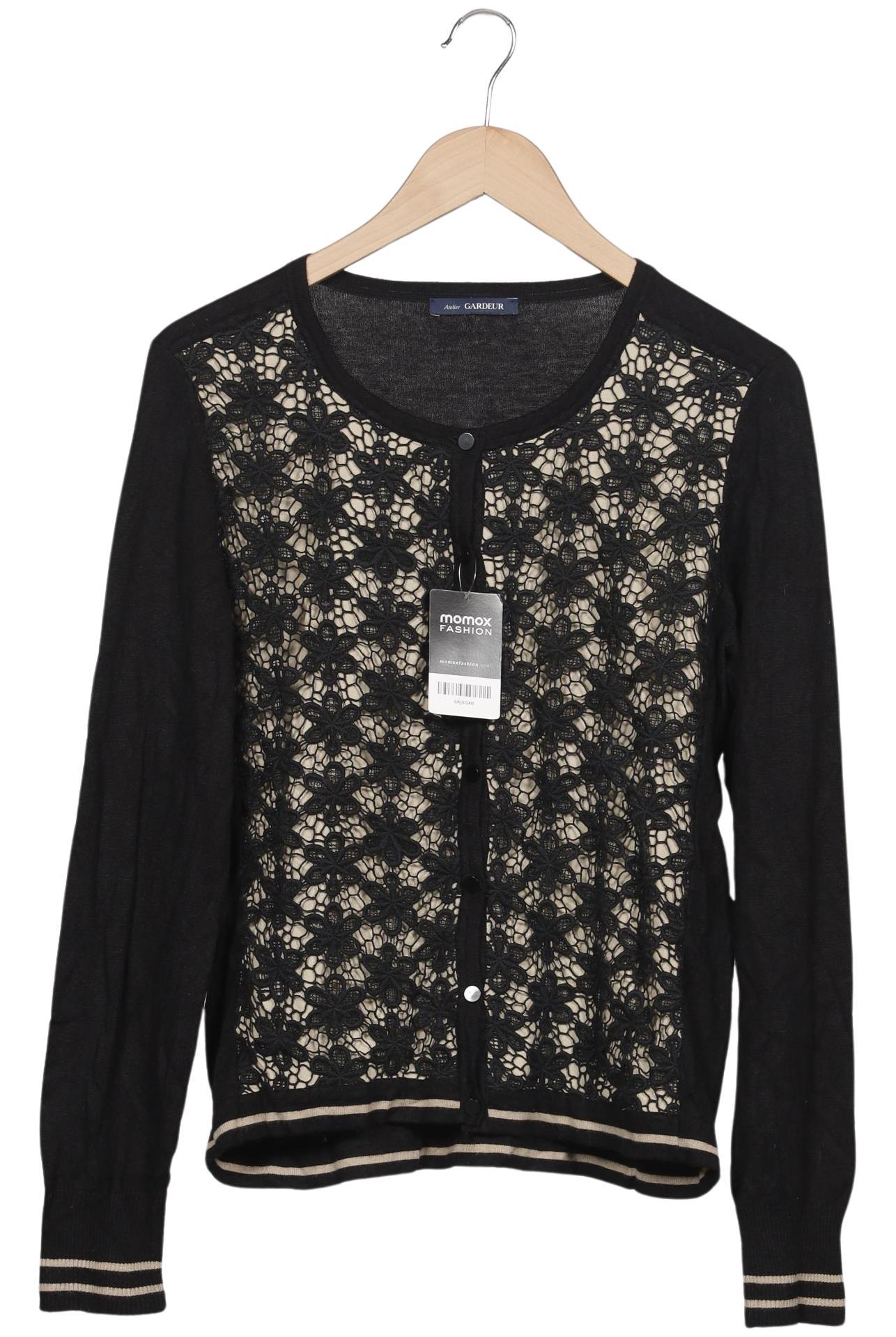 

Atelier Gardeur Damen Strickjacke, schwarz, Gr. 42