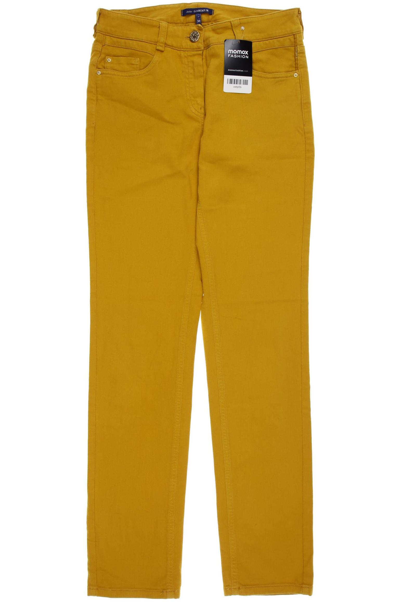 

Atelier Gardeur Damen Jeans, gelb, Gr. 36