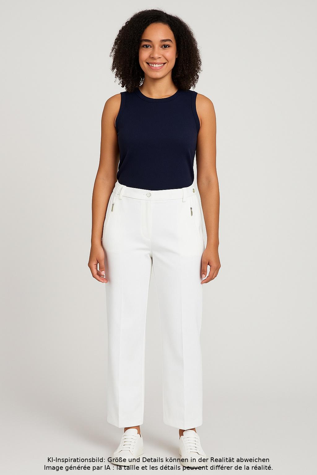 

Atelier Gardeur Damen Stoffhose, weiß, Gr. 38