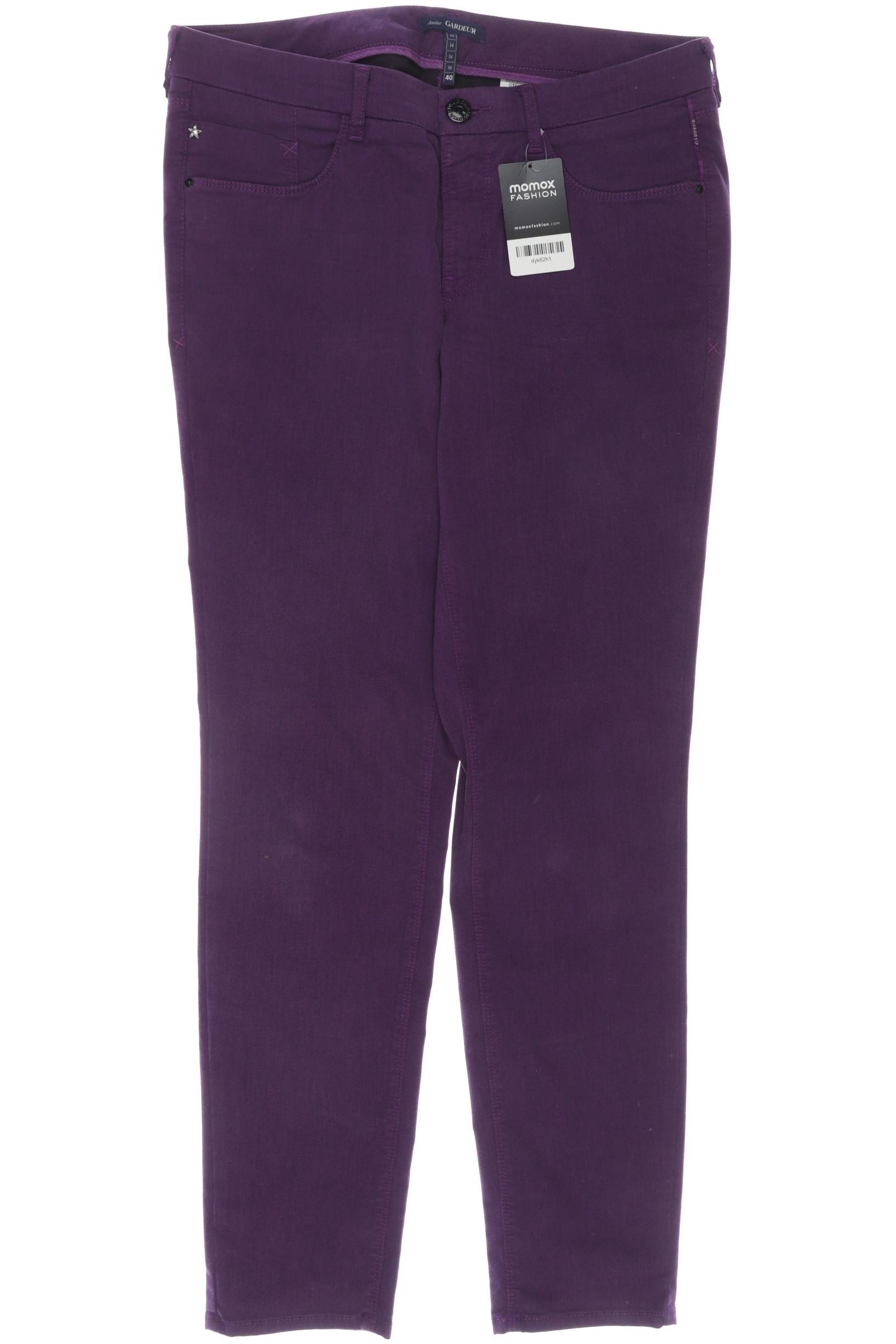 

Atelier Gardeur Damen Jeans, bordeaux, Gr. 40