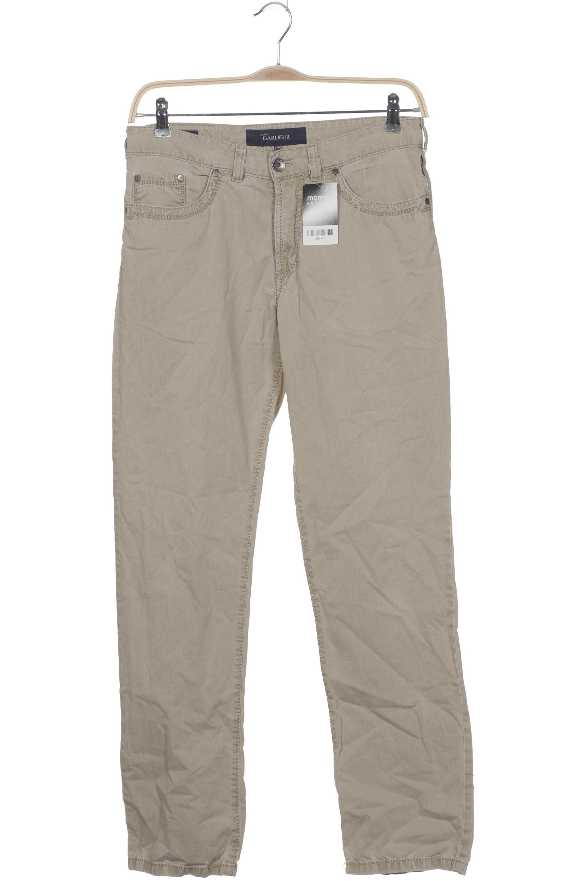 

Atelier Gardeur Herren Stoffhose, beige, Gr. 34