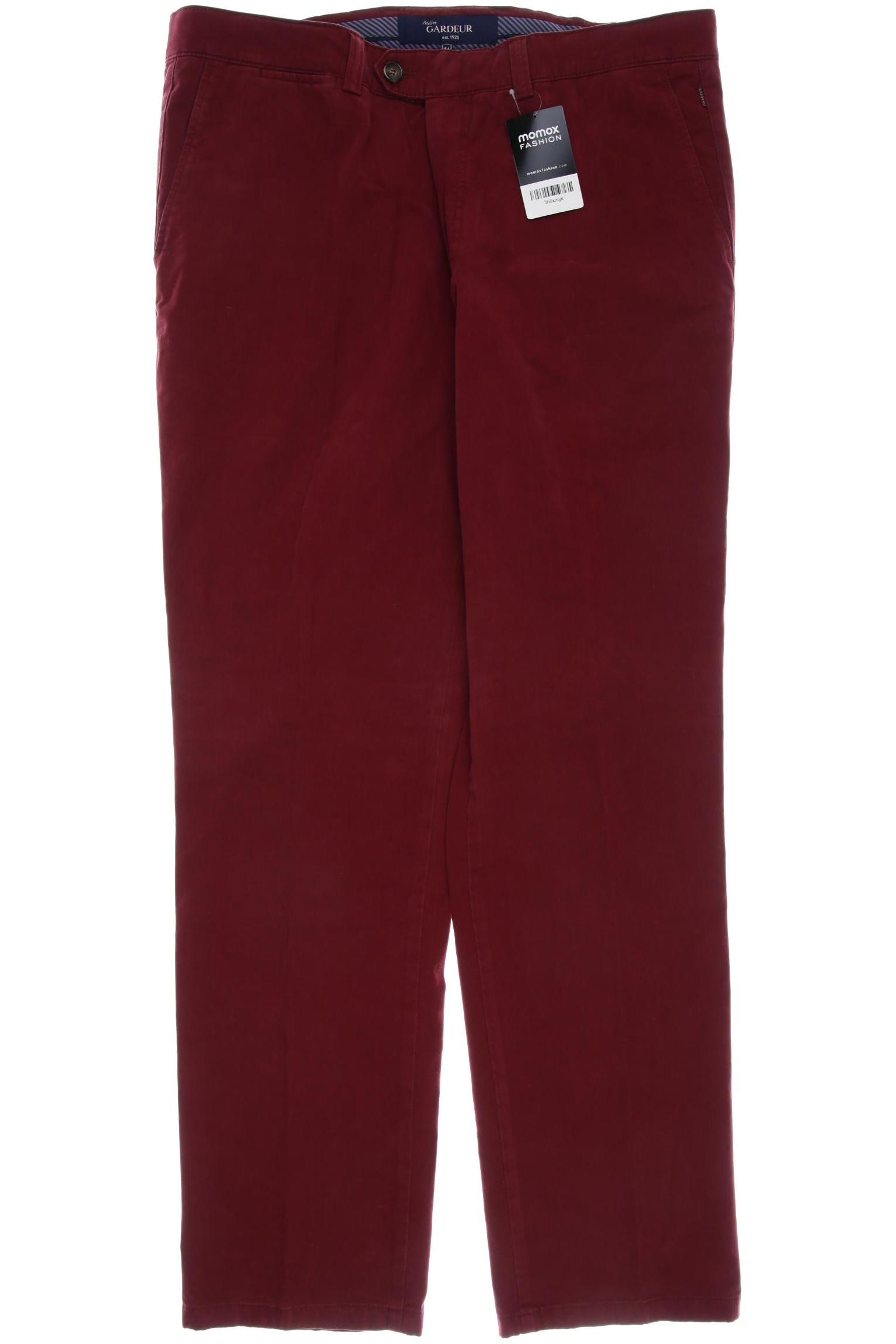 

Atelier Gardeur Herren Stoffhose, bordeaux, Gr. 38