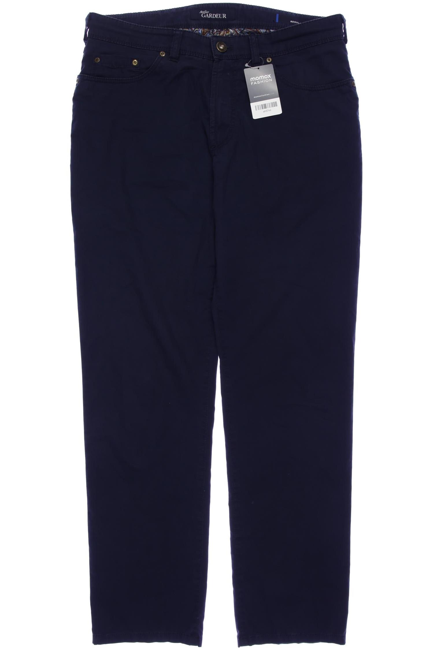 

Atelier Gardeur Herren Stoffhose, marineblau, Gr. 34