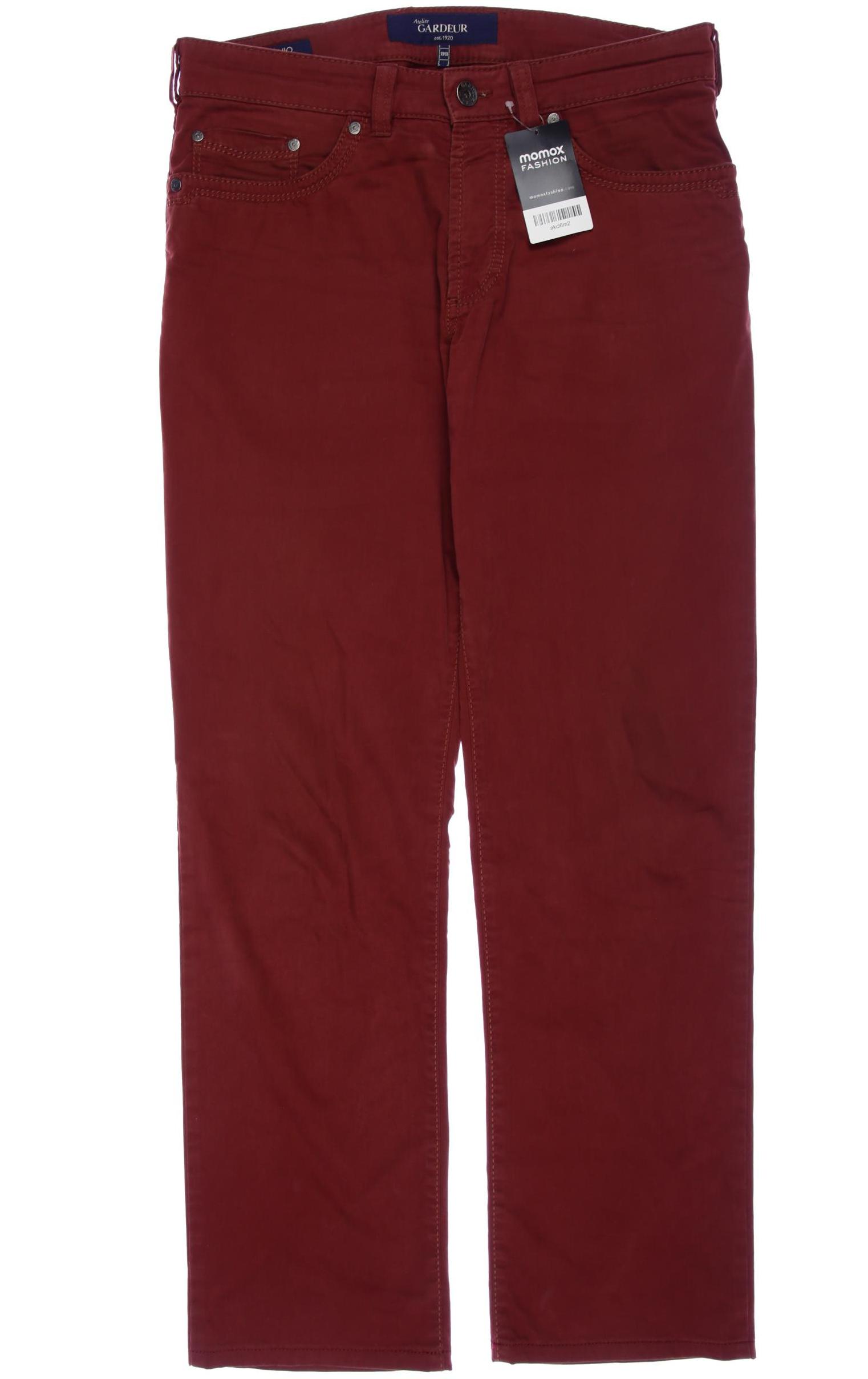 

Atelier Gardeur Herren Stoffhose, bordeaux, Gr. 33