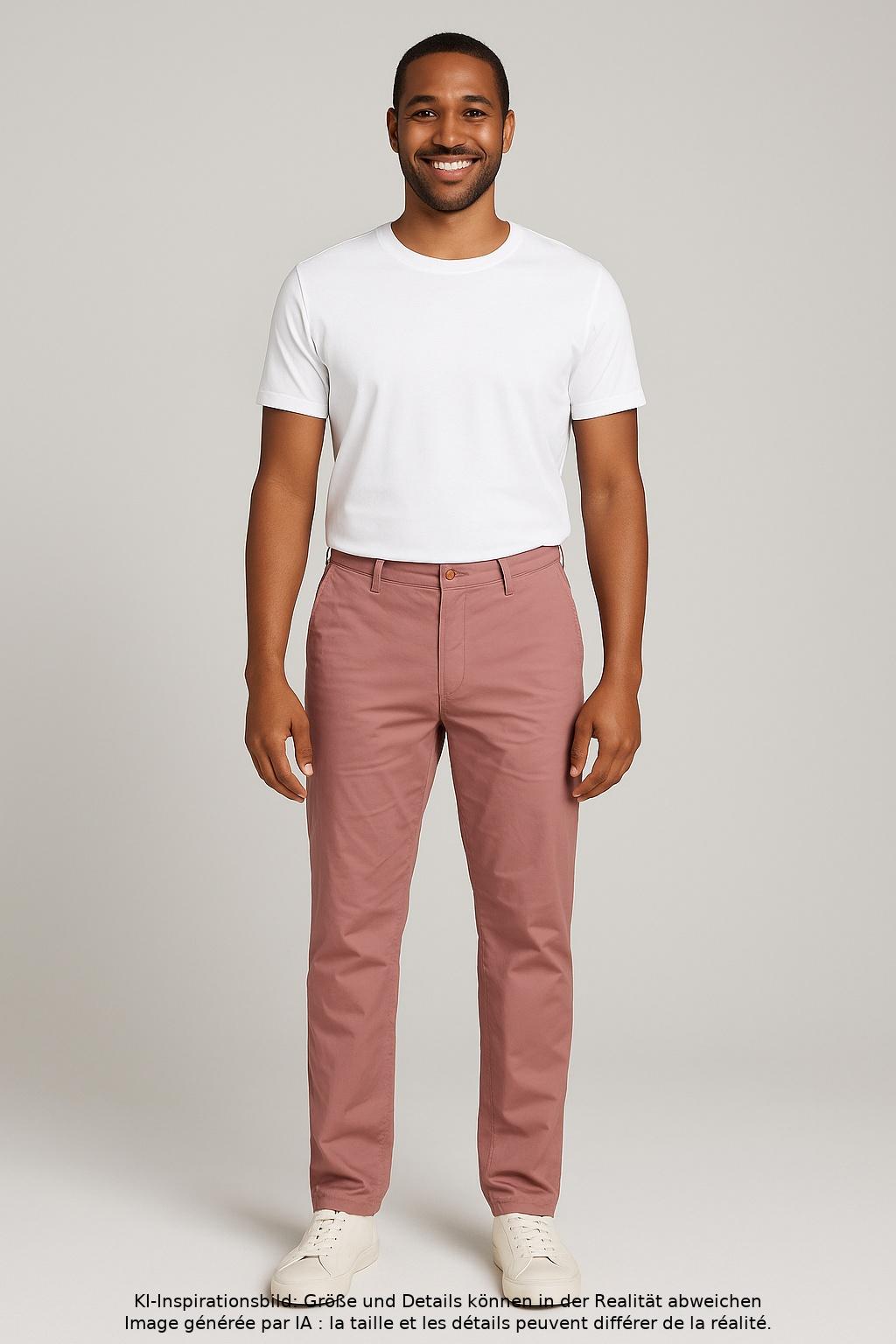 Thumbnail - Atelier Gardeur Herren Stoffhose, pink, Gr. 36