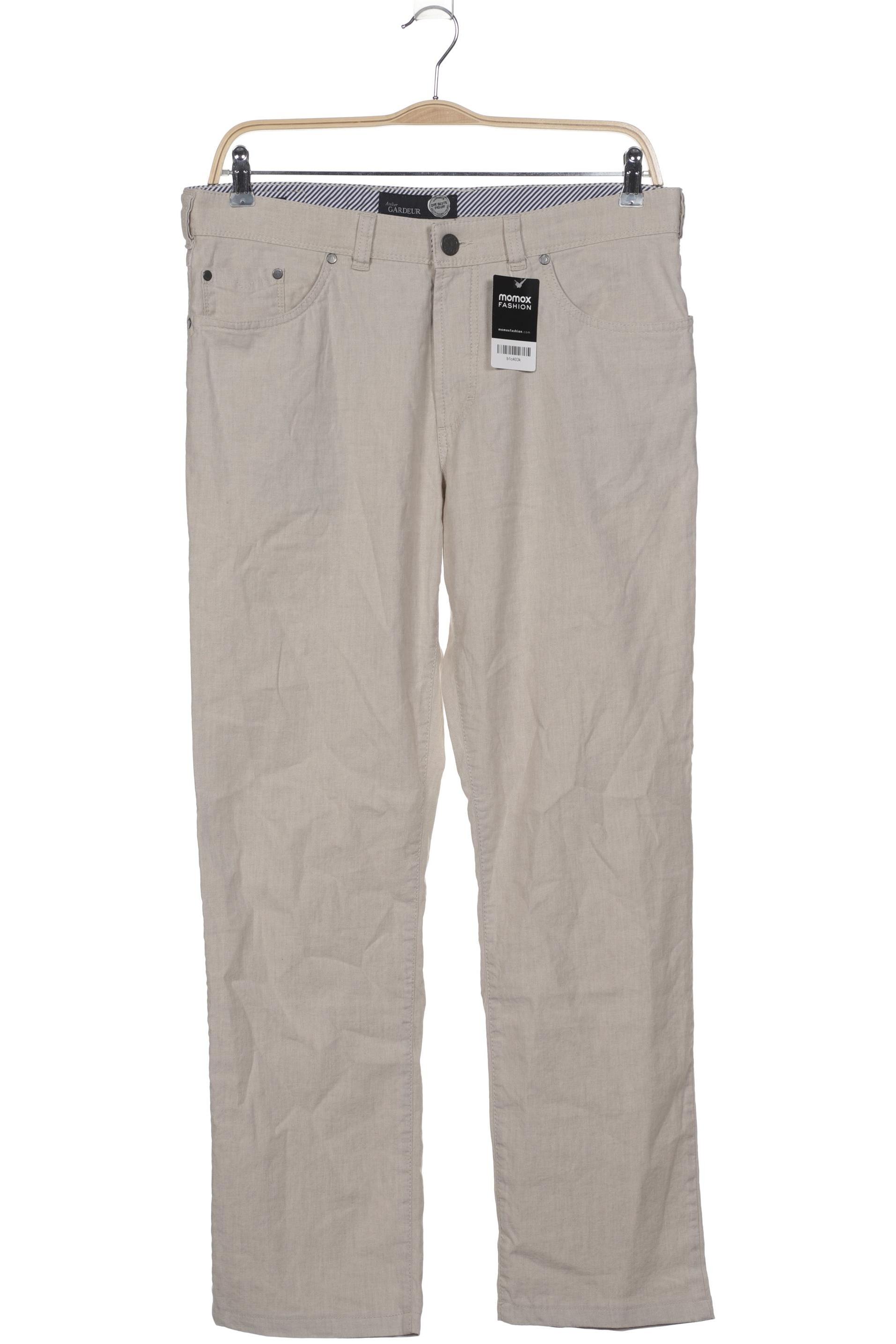 

Atelier Gardeur Herren Stoffhose, beige, Gr. 36