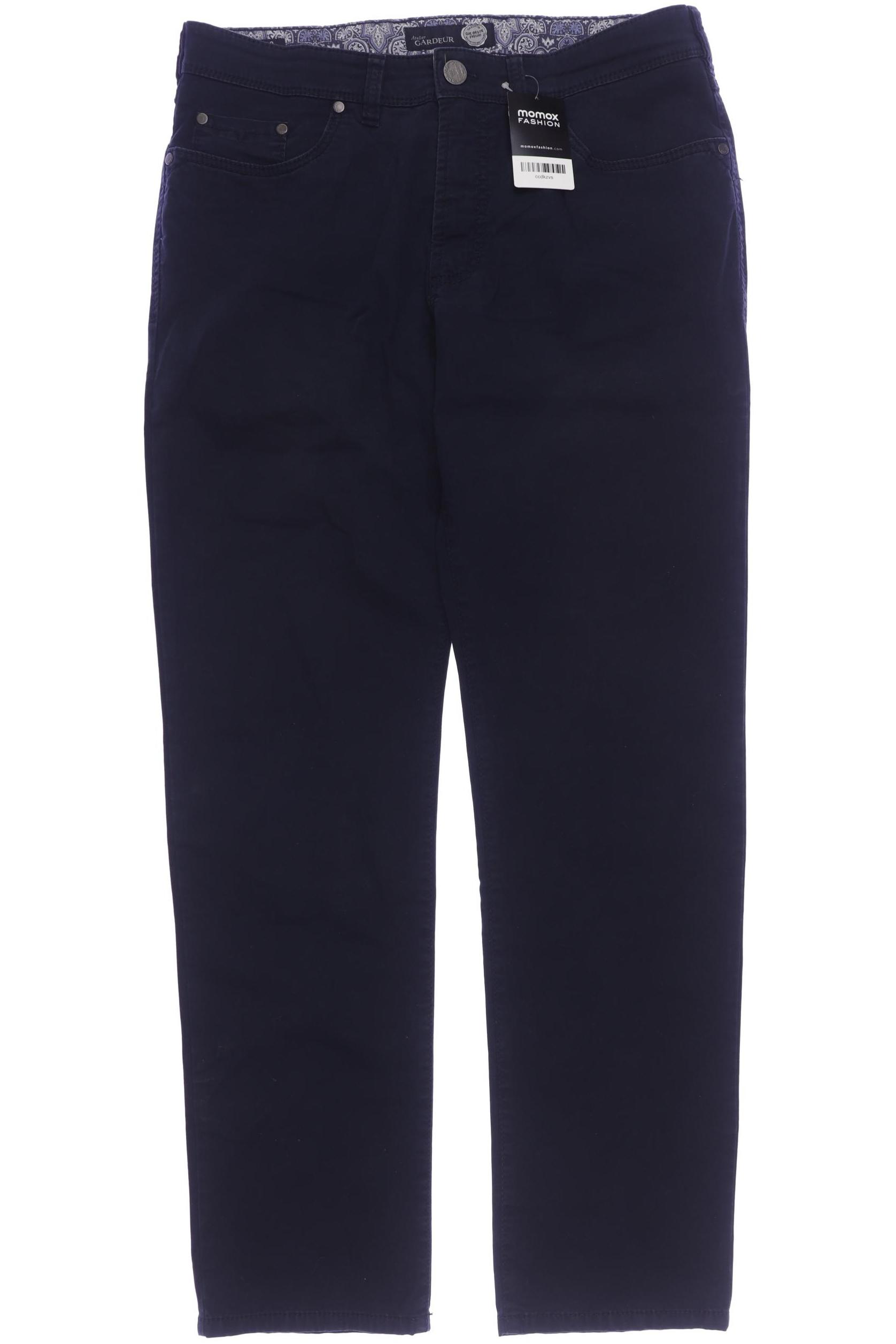 

Atelier Gardeur Herren Stoffhose, marineblau, Gr. 34