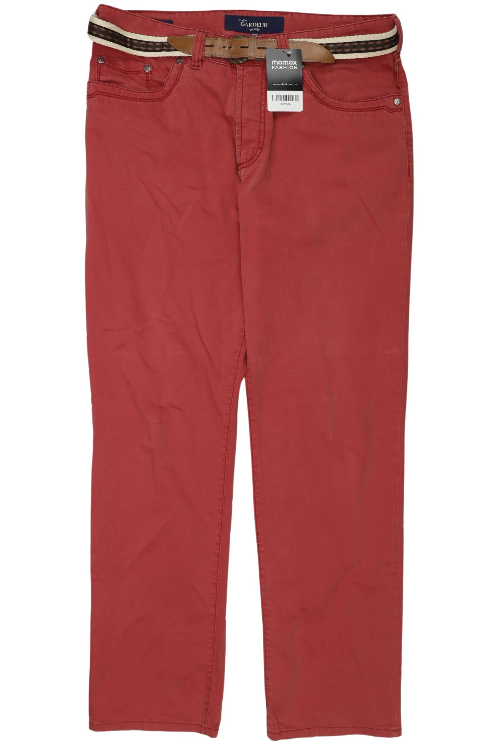 

Atelier Gardeur Herren Stoffhose, rot, Gr. 34