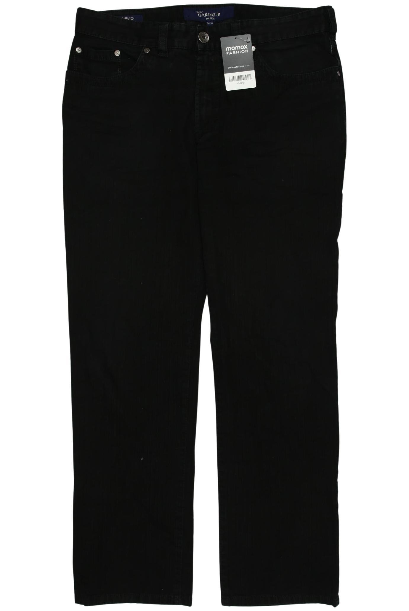 

Atelier Gardeur Herren Stoffhose, schwarz, Gr. 34