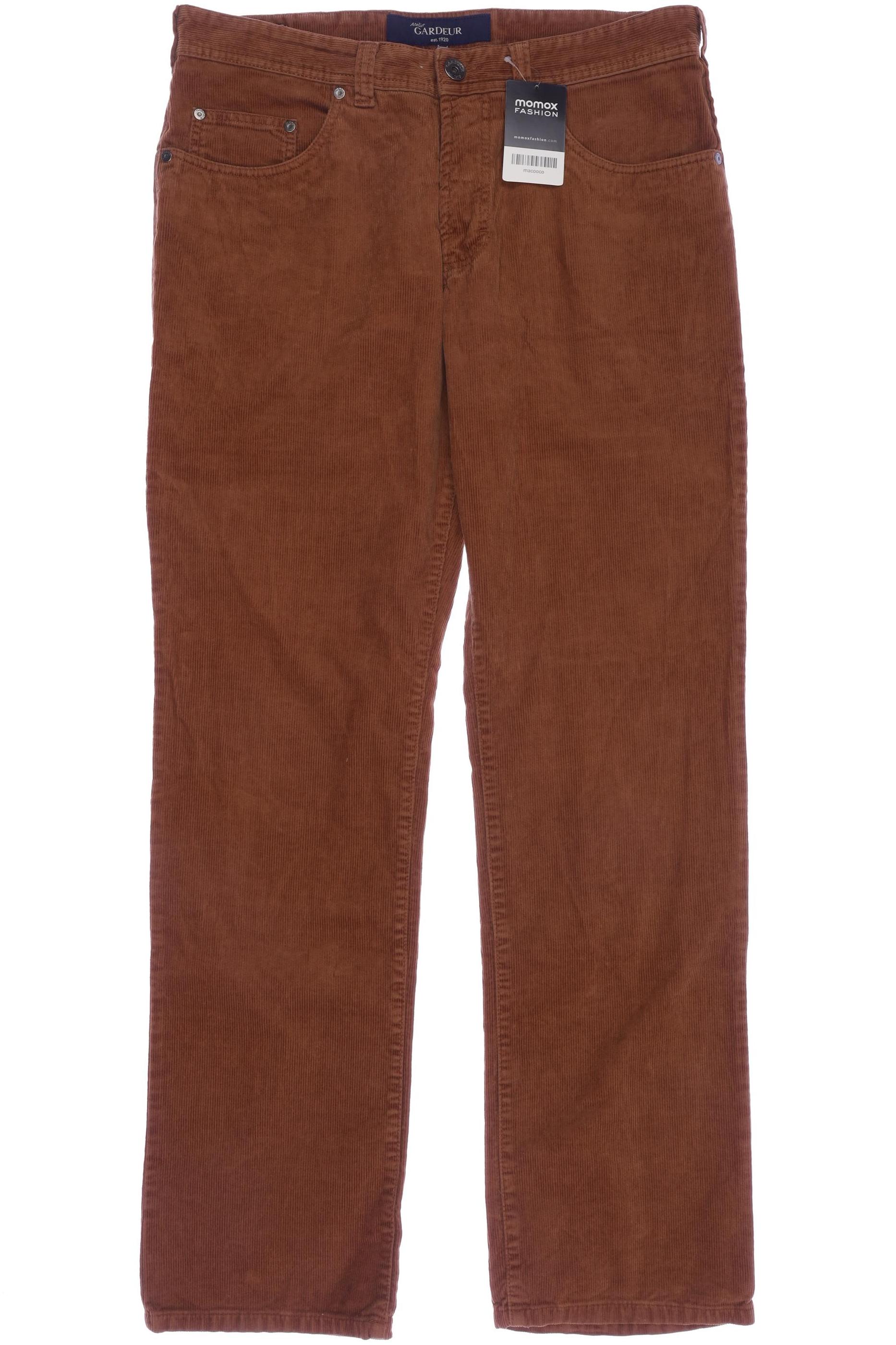

Atelier Gardeur Herren Stoffhose, orange, Gr. 34