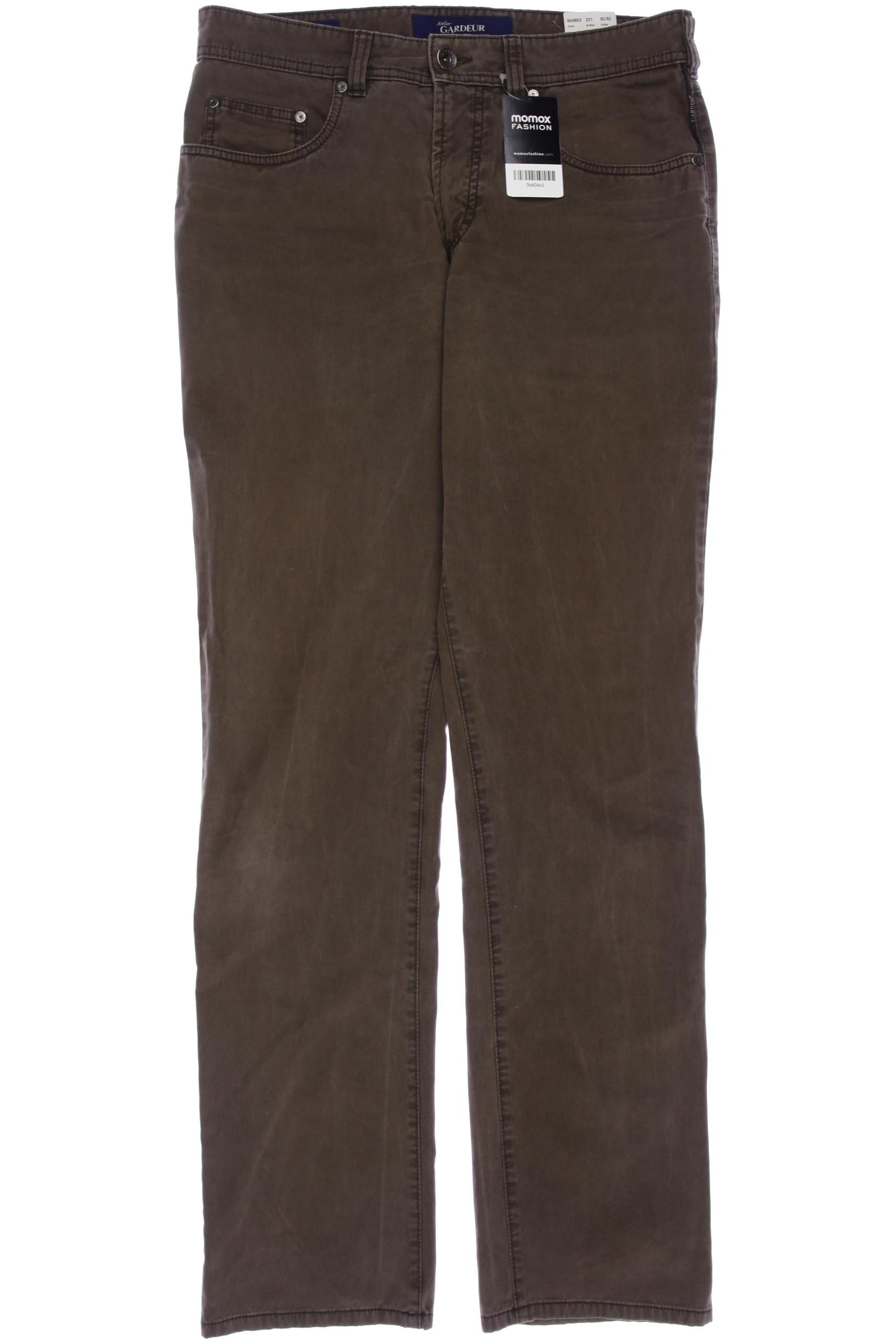 

Atelier Gardeur Herren Jeans, braun, Gr. 33