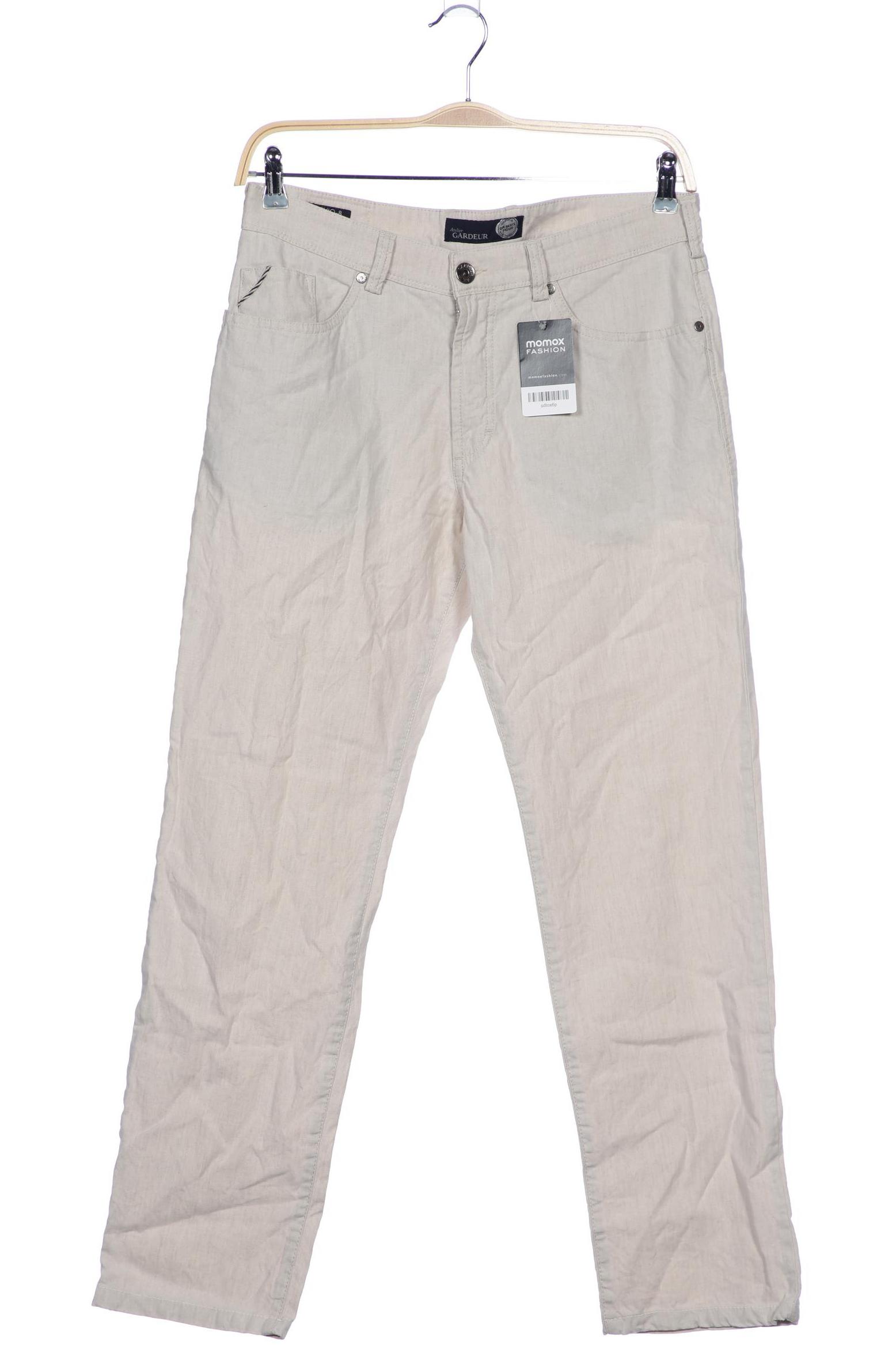 

Atelier Gardeur Herren Stoffhose, beige, Gr. 34