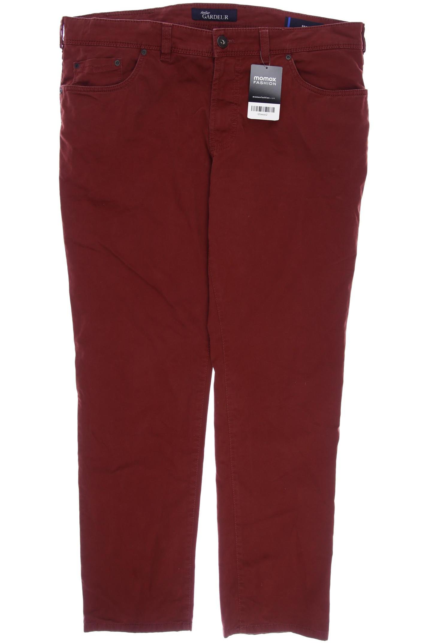 

Atelier Gardeur Herren Stoffhose, bordeaux, Gr. 56