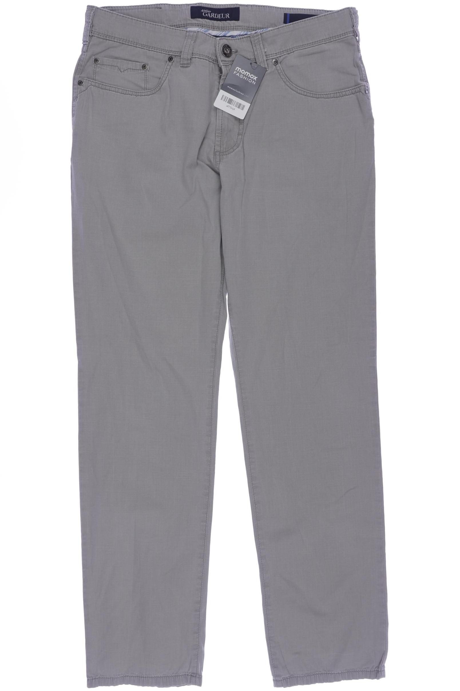 

Atelier Gardeur Herren Stoffhose, grau, Gr. 33