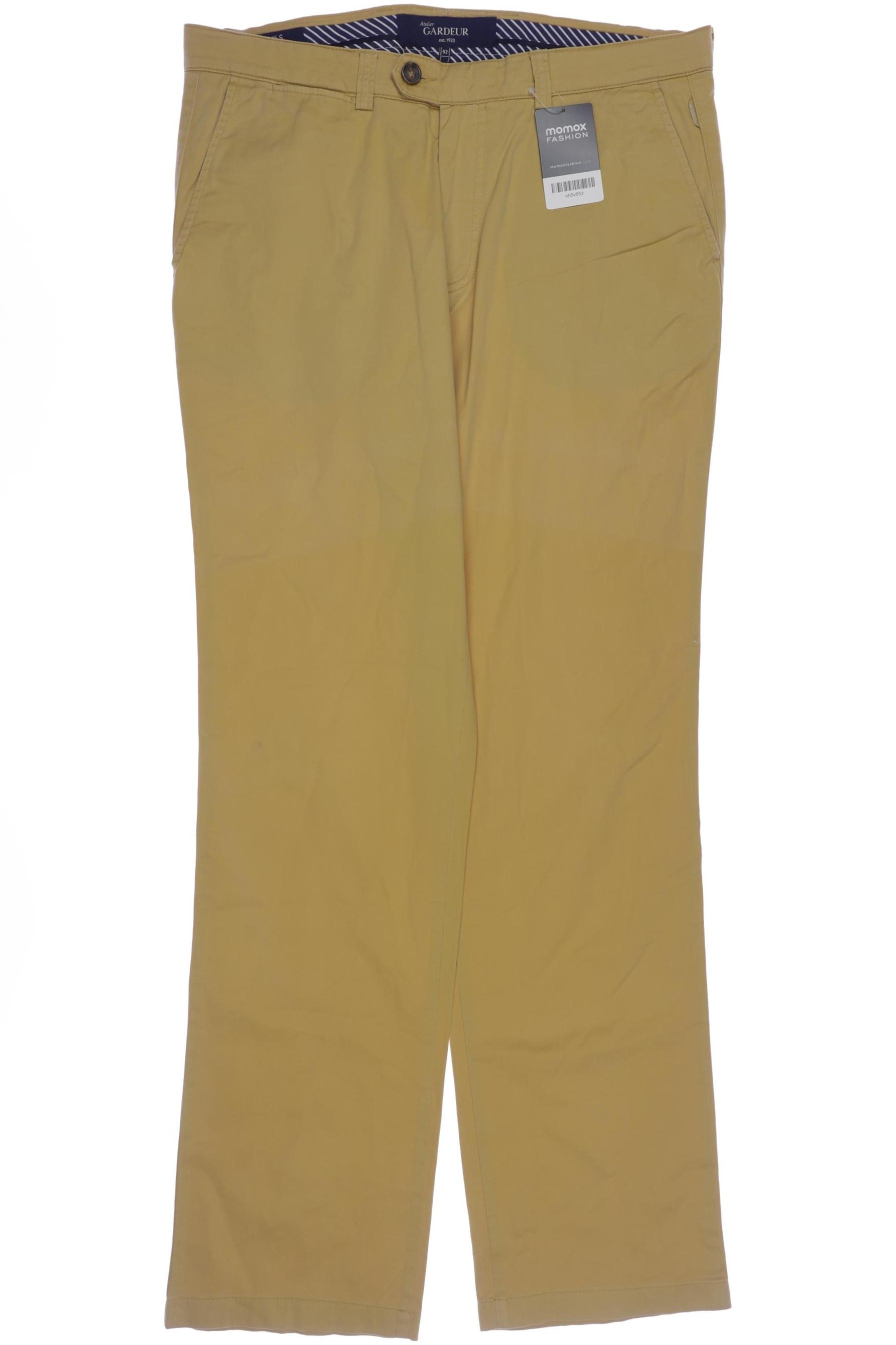 Thumbnail - Atelier Gardeur Herren Stoffhose, gelb, Gr. 52