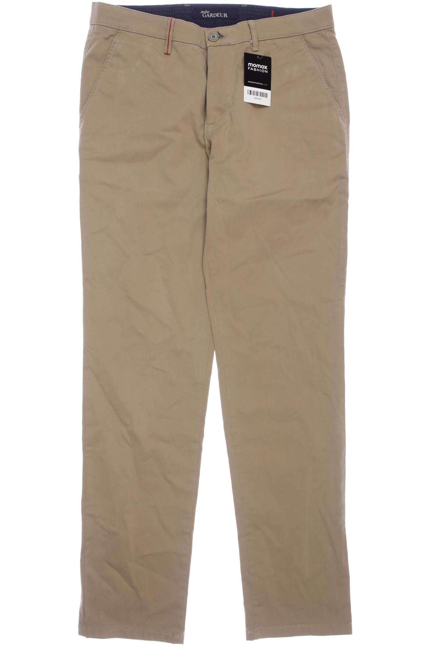 

Atelier Gardeur Herren Stoffhose, beige, Gr. 32