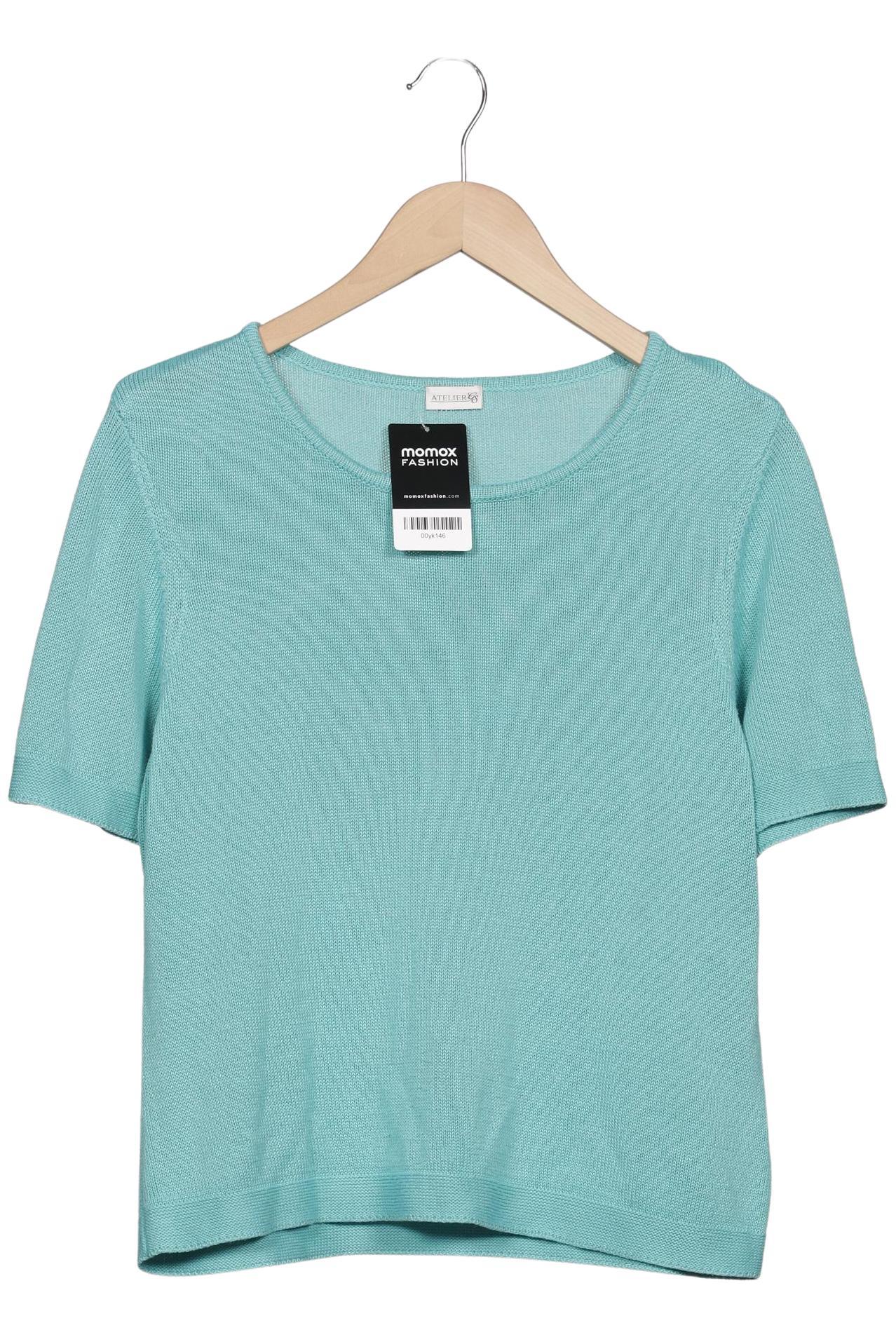 Thumbnail - Atelier Goldner Schnitt Damen Pullover, türkis, Gr. 38