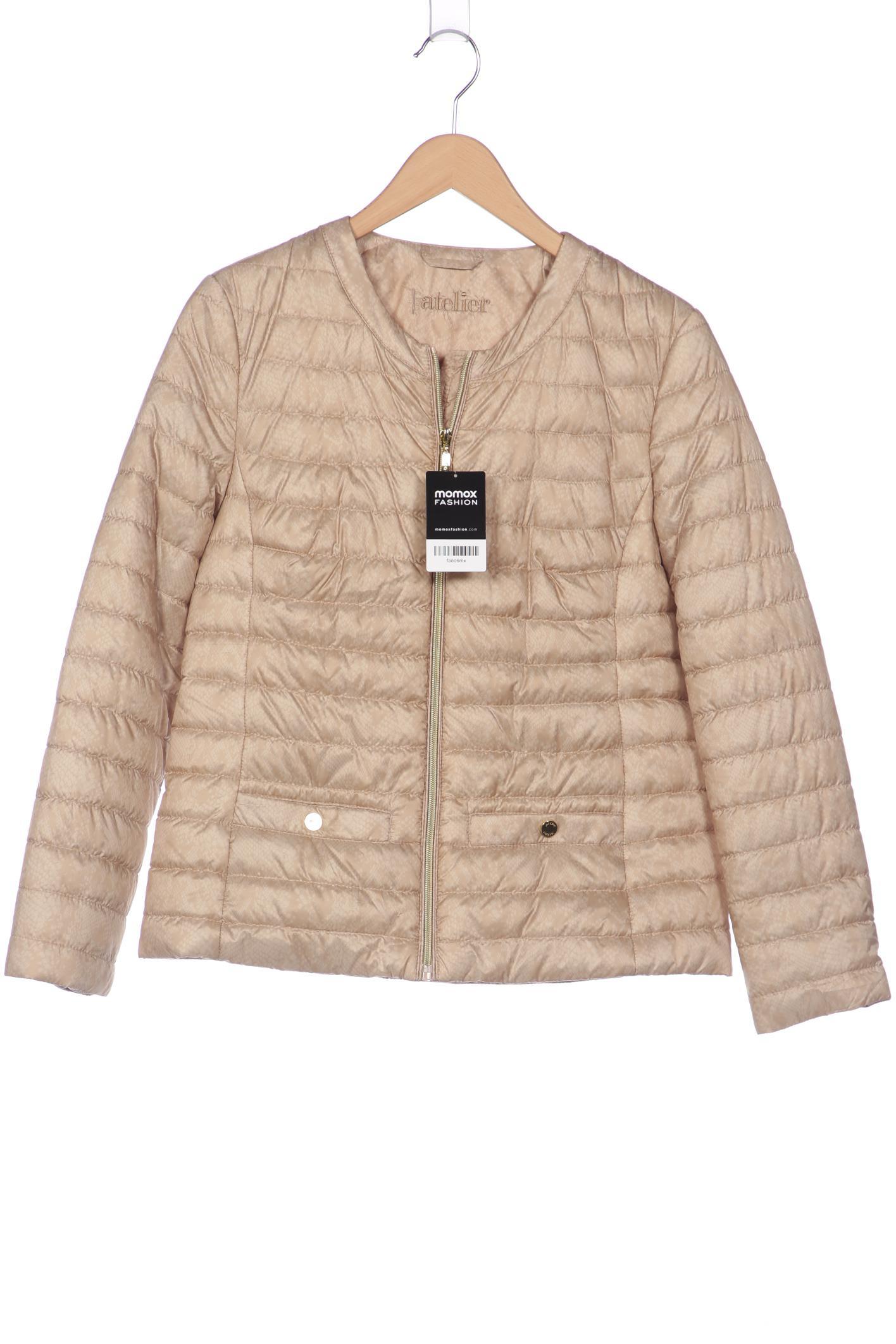 

Atelier Goldner Schnitt Damen Jacke, beige, Gr. 38