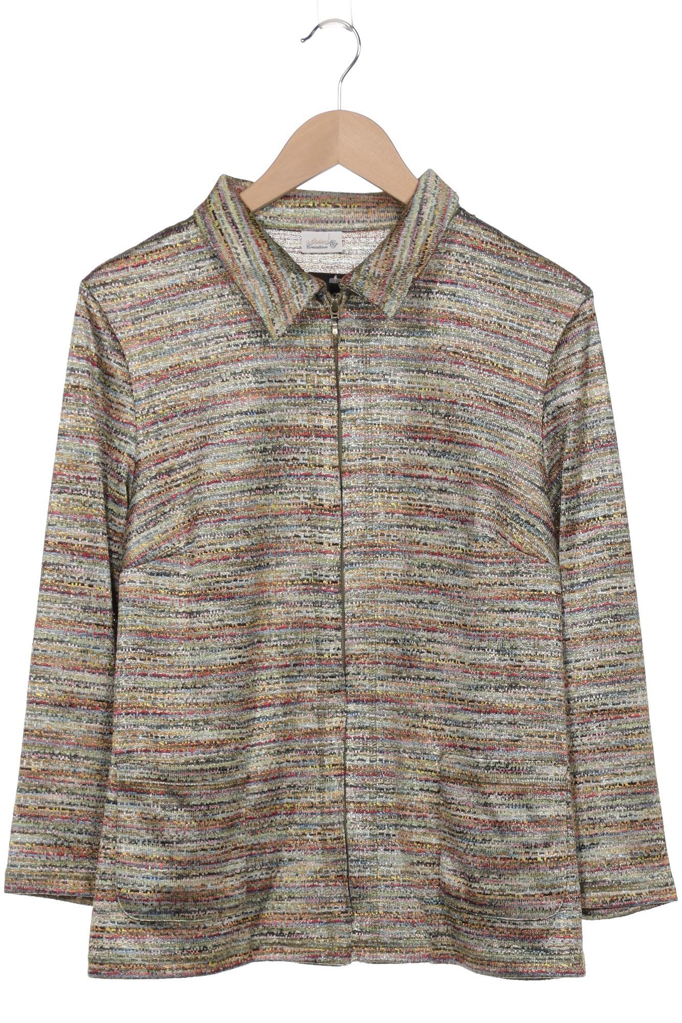 

Atelier Goldner Schnitt Damen Strickjacke, hellgrün, Gr. 48