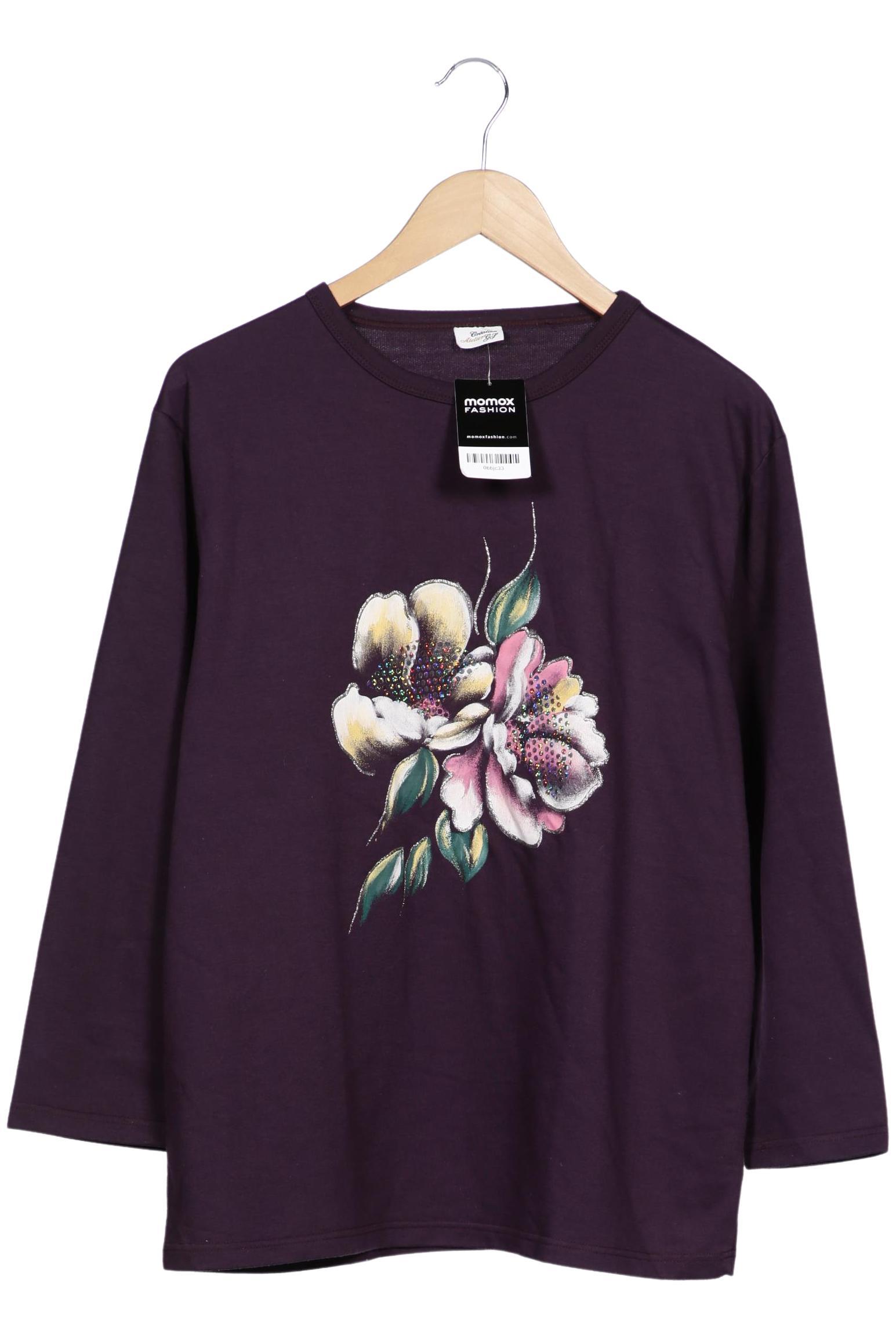 

Atelier Goldner Schnitt Damen Langarmshirt, flieder, Gr. 42