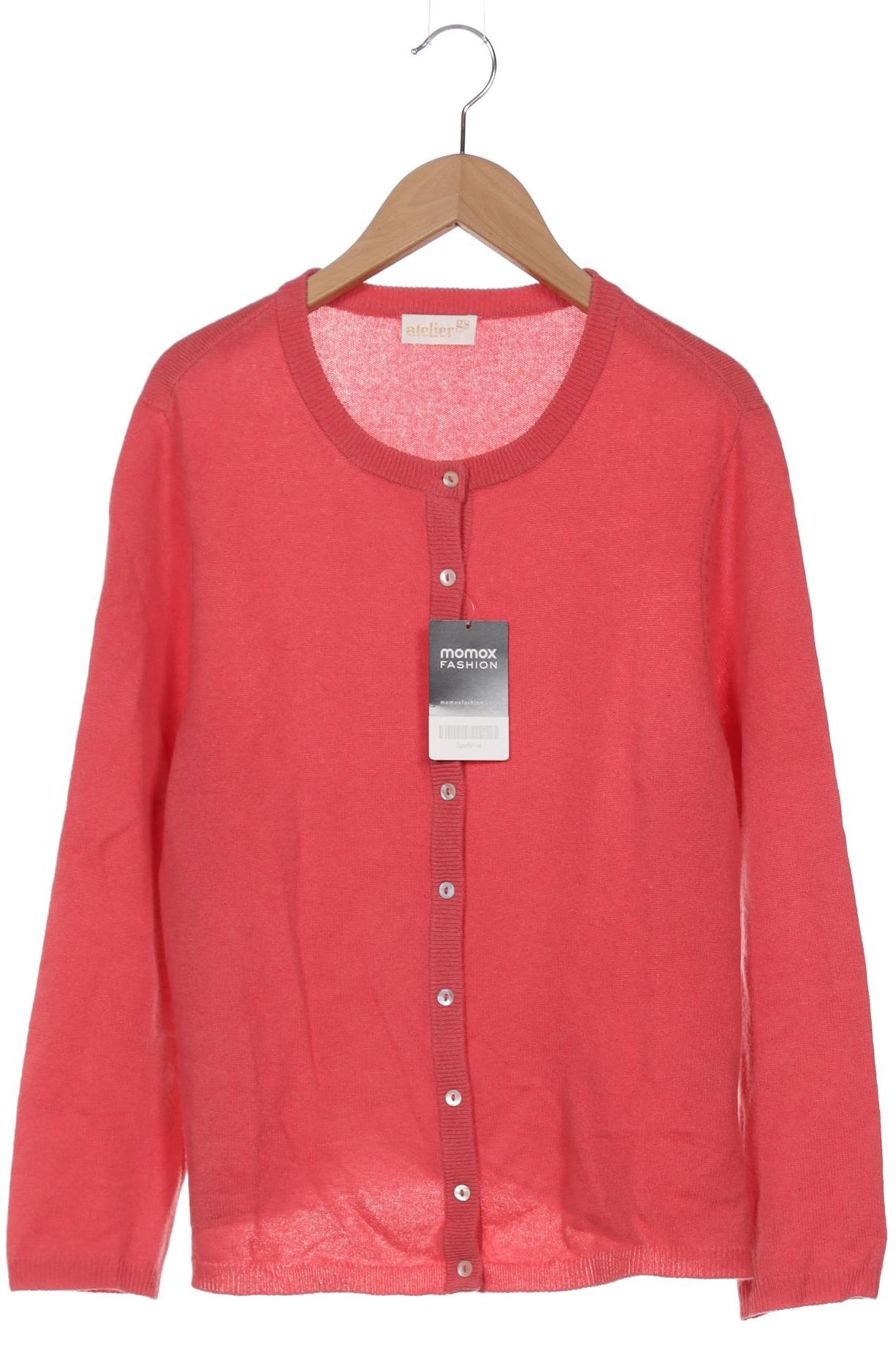 

Atelier Goldner Schnitt Damen Strickjacke, pink, Gr. 14