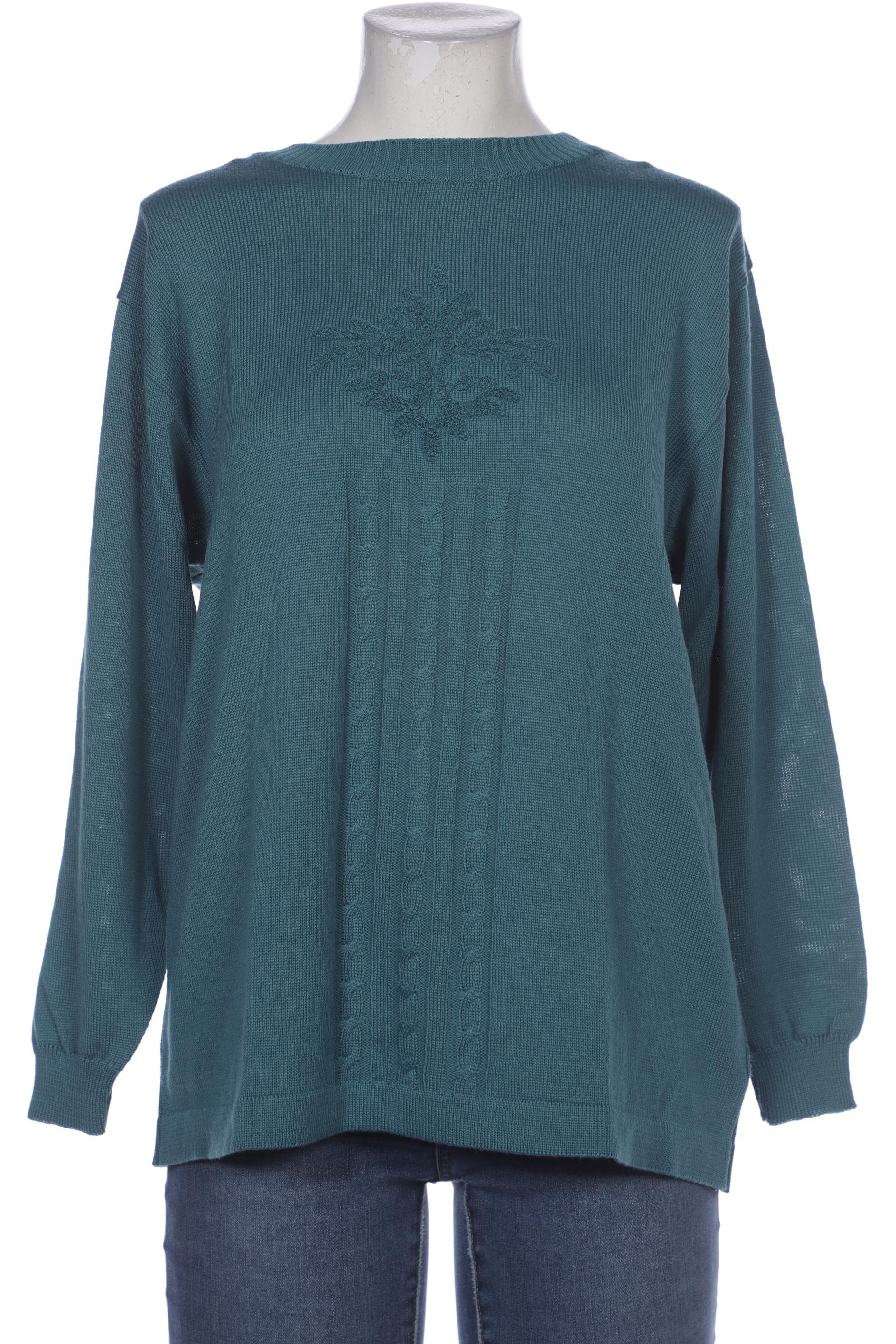 

Atelier Goldner Schnitt Damen Pullover, türkis, Gr. 42