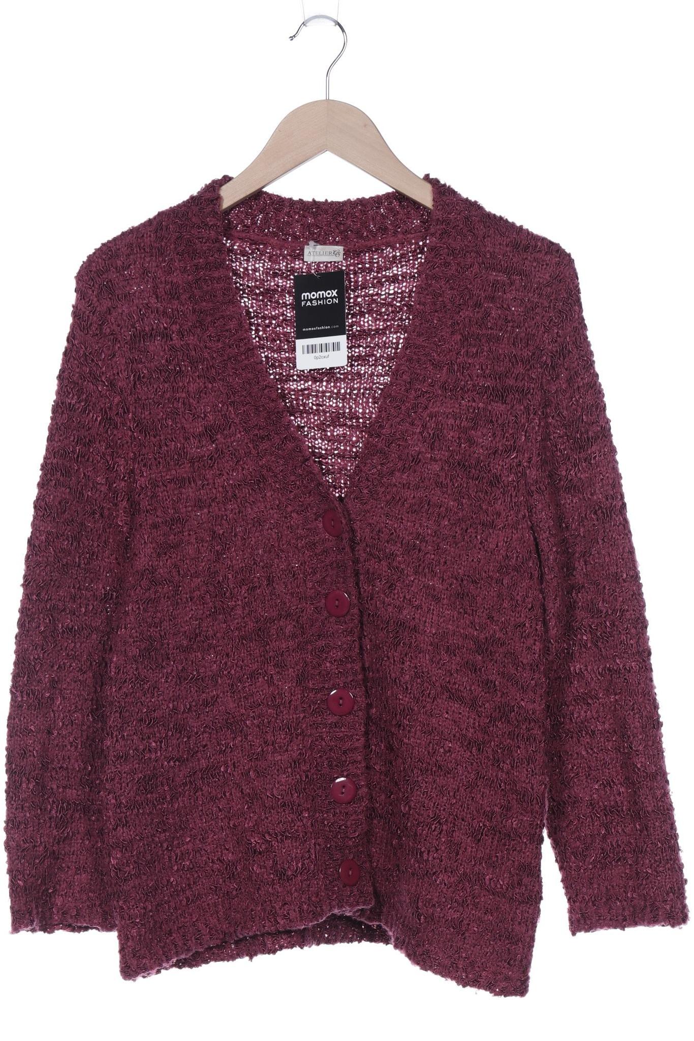 

Atelier Goldner Schnitt Damen Strickjacke, pink, Gr. 38