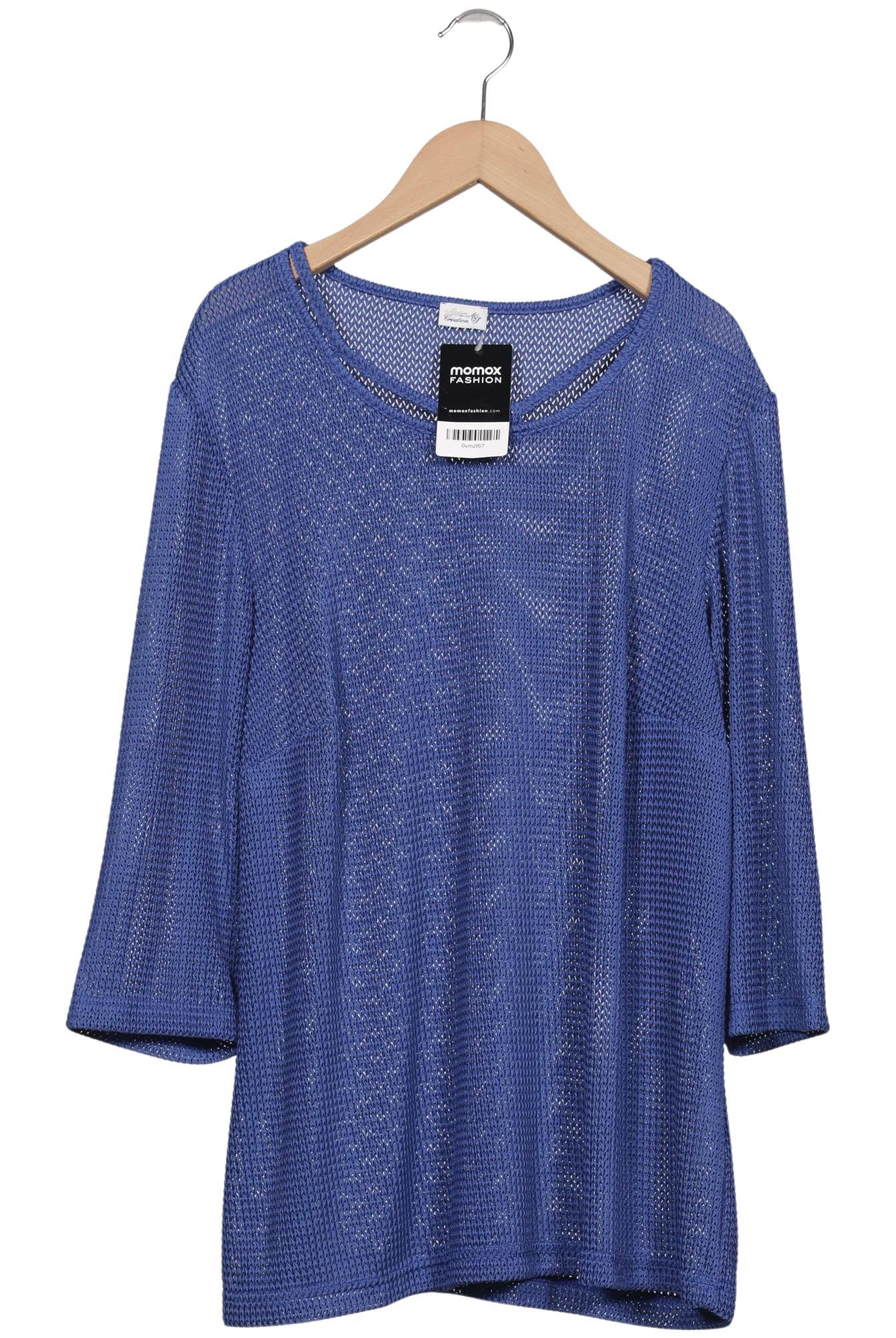 

Atelier Goldner Schnitt Damen Pullover, blau, Gr. 46