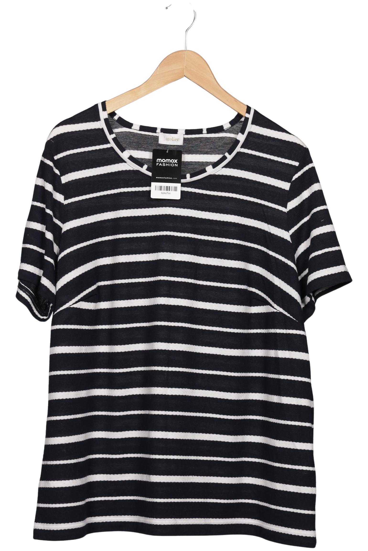 

Atelier Goldner Schnitt Damen T-Shirt, marineblau, Gr. 52