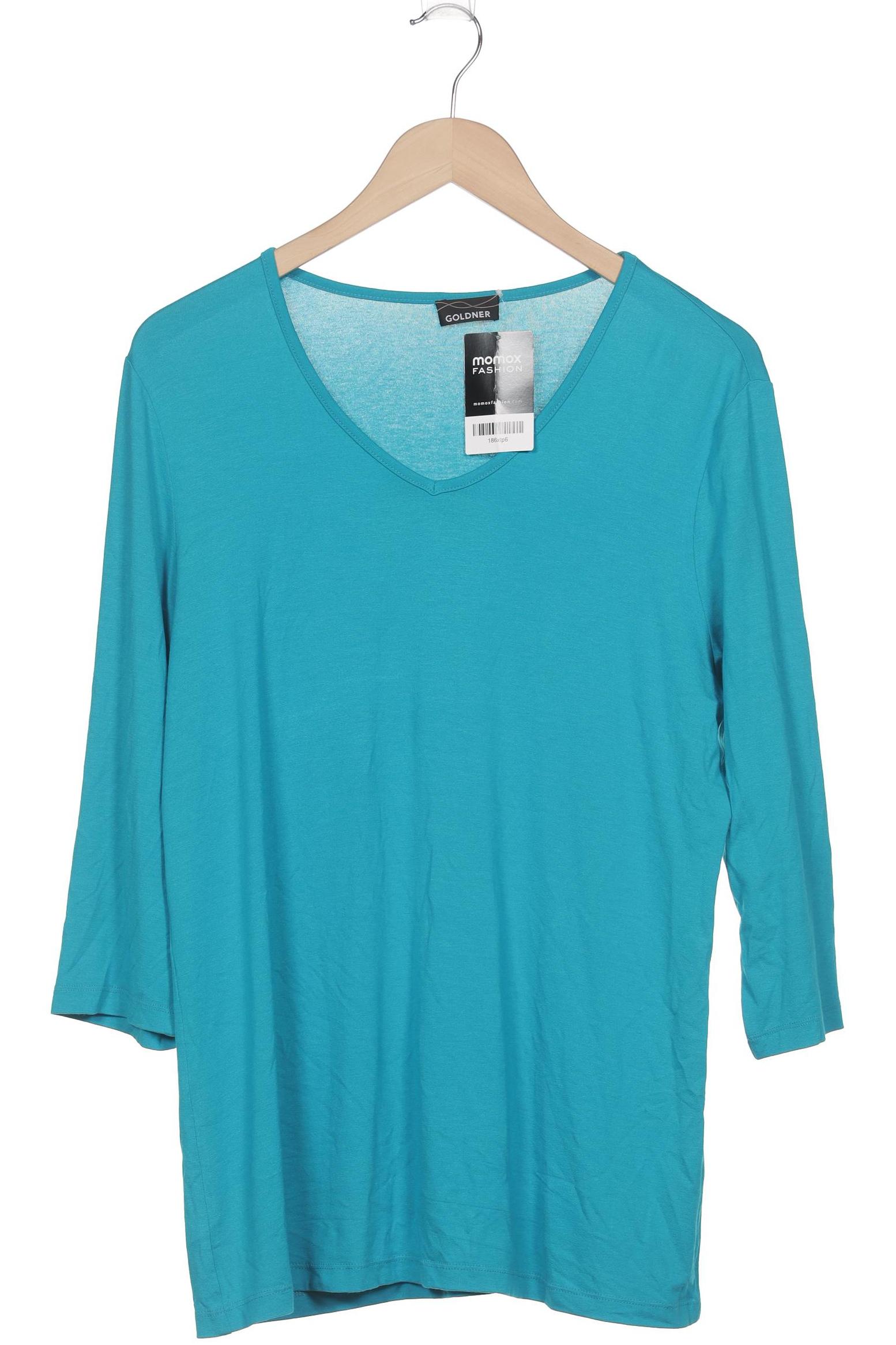 

Atelier Goldner Schnitt Damen T-Shirt, türkis, Gr. 42
