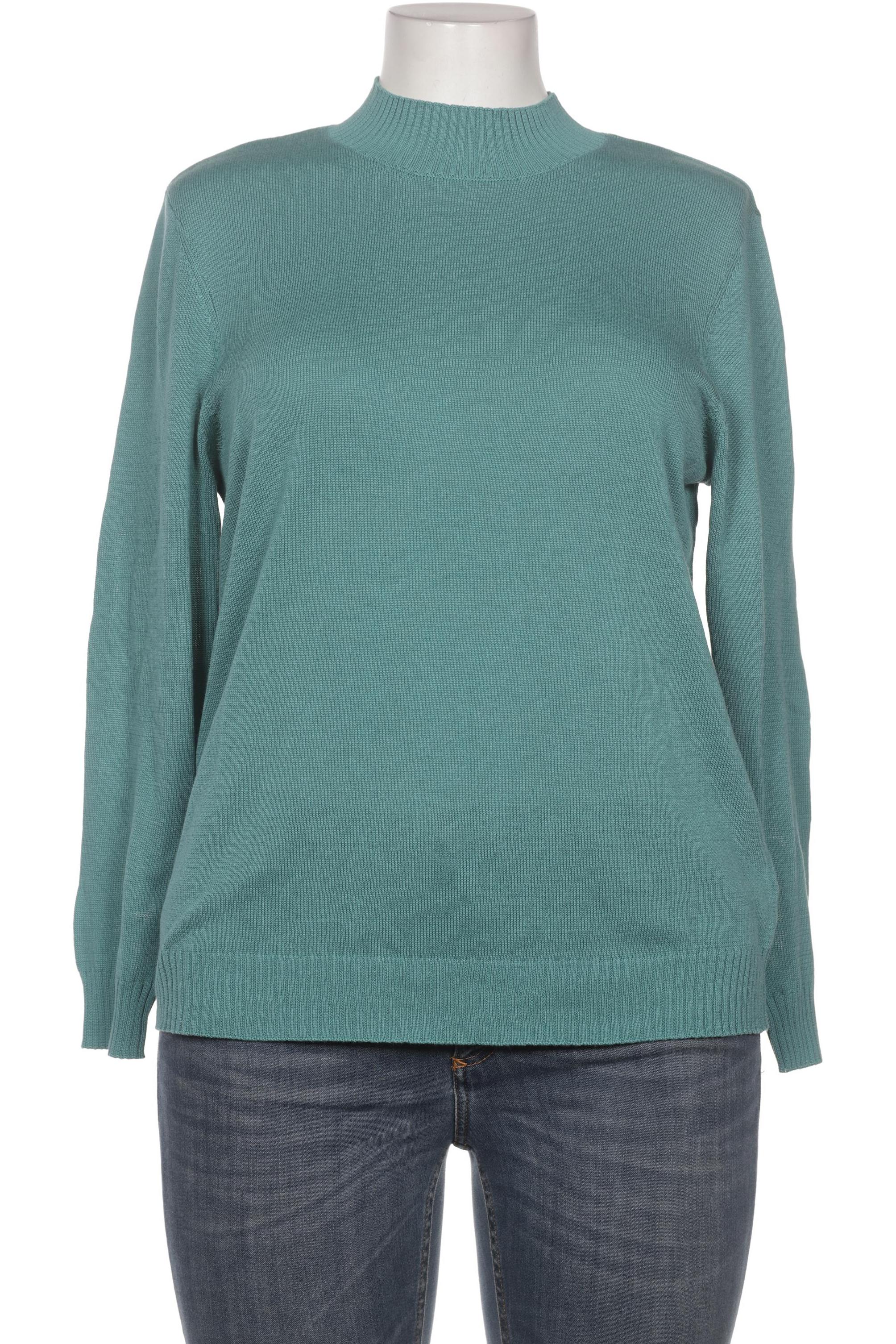 

Atelier Goldner Schnitt Damen Pullover, türkis, Gr. 44