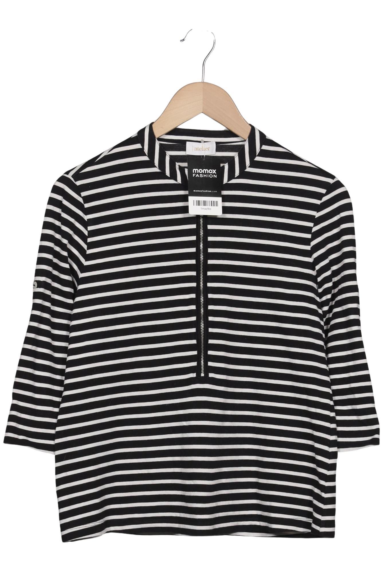 

Atelier Goldner Schnitt Damen Langarmshirt, mehrfarbig, Gr. 38