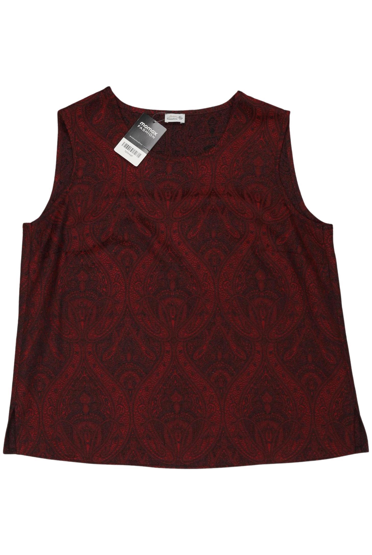 

Atelier Goldner Schnitt Damen Top, rot, Gr. 46