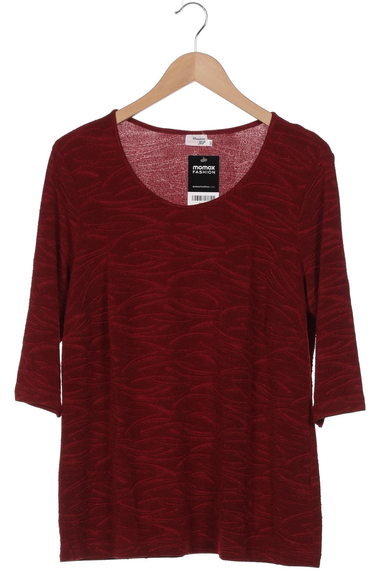 

Atelier Goldner Schnitt Damen Langarmshirt, bordeaux, Gr. 50