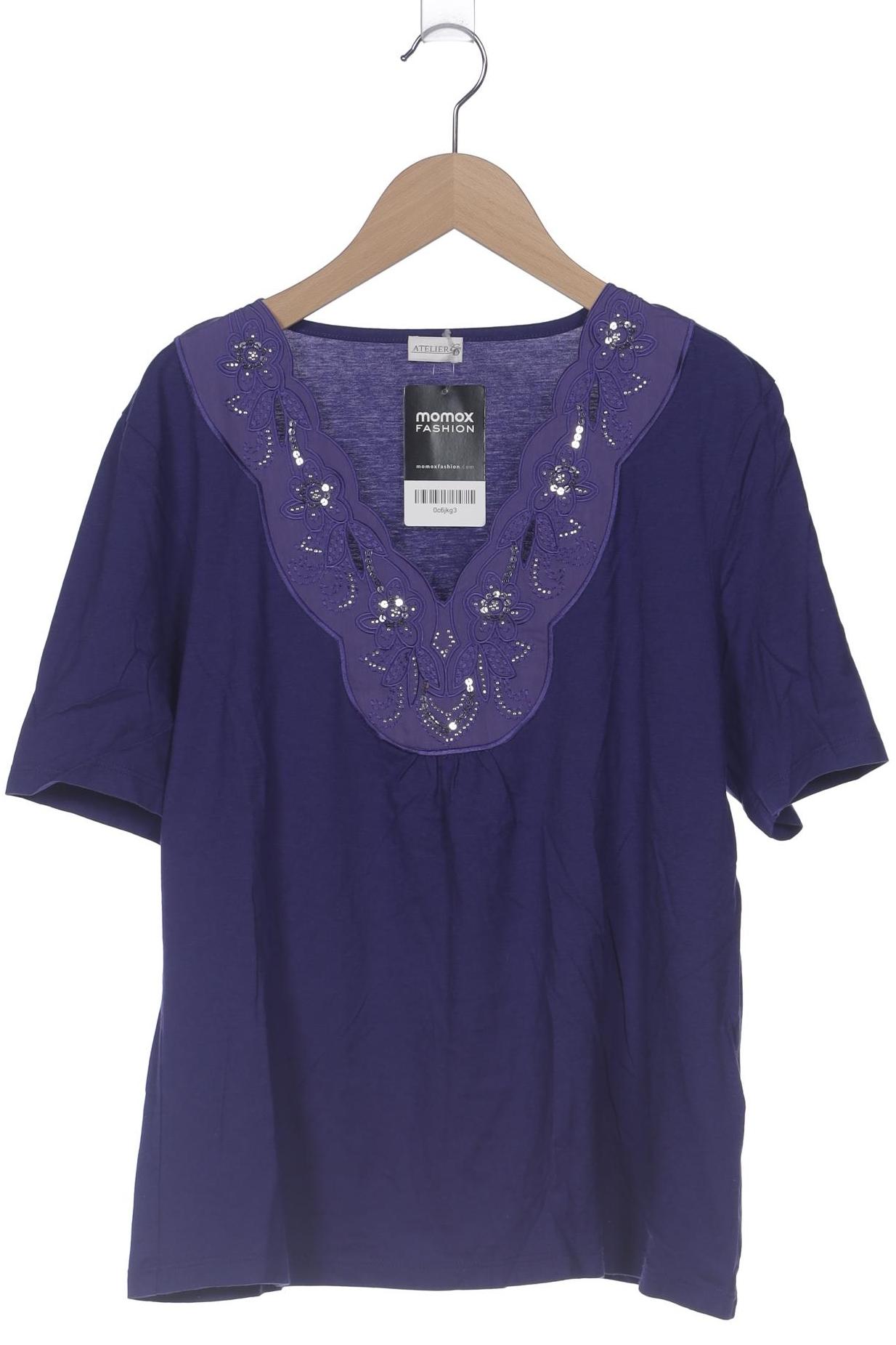 

Atelier Goldner Schnitt Damen T-Shirt, flieder, Gr. 16