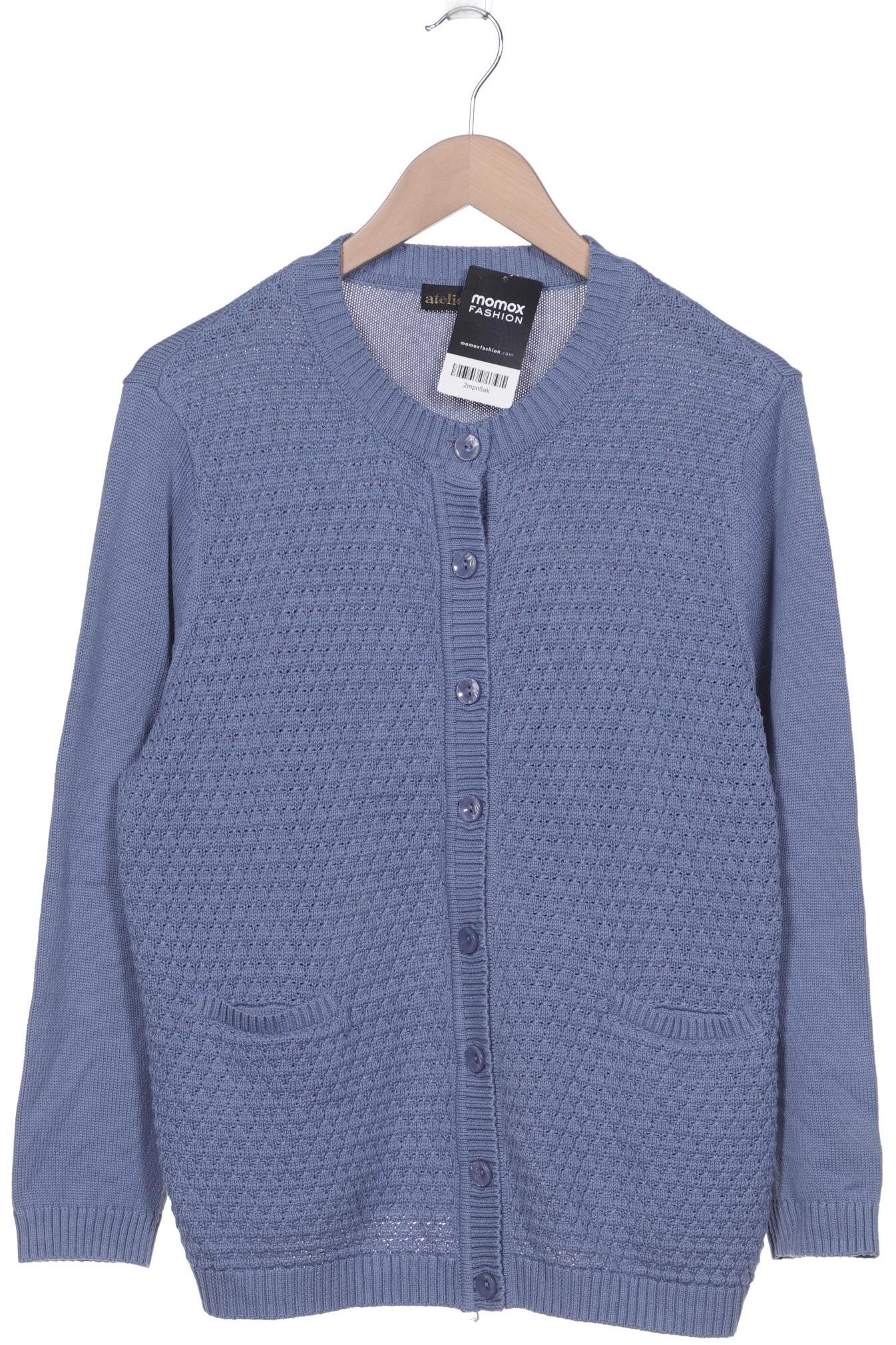 

Atelier Goldner Schnitt Damen Strickjacke, blau