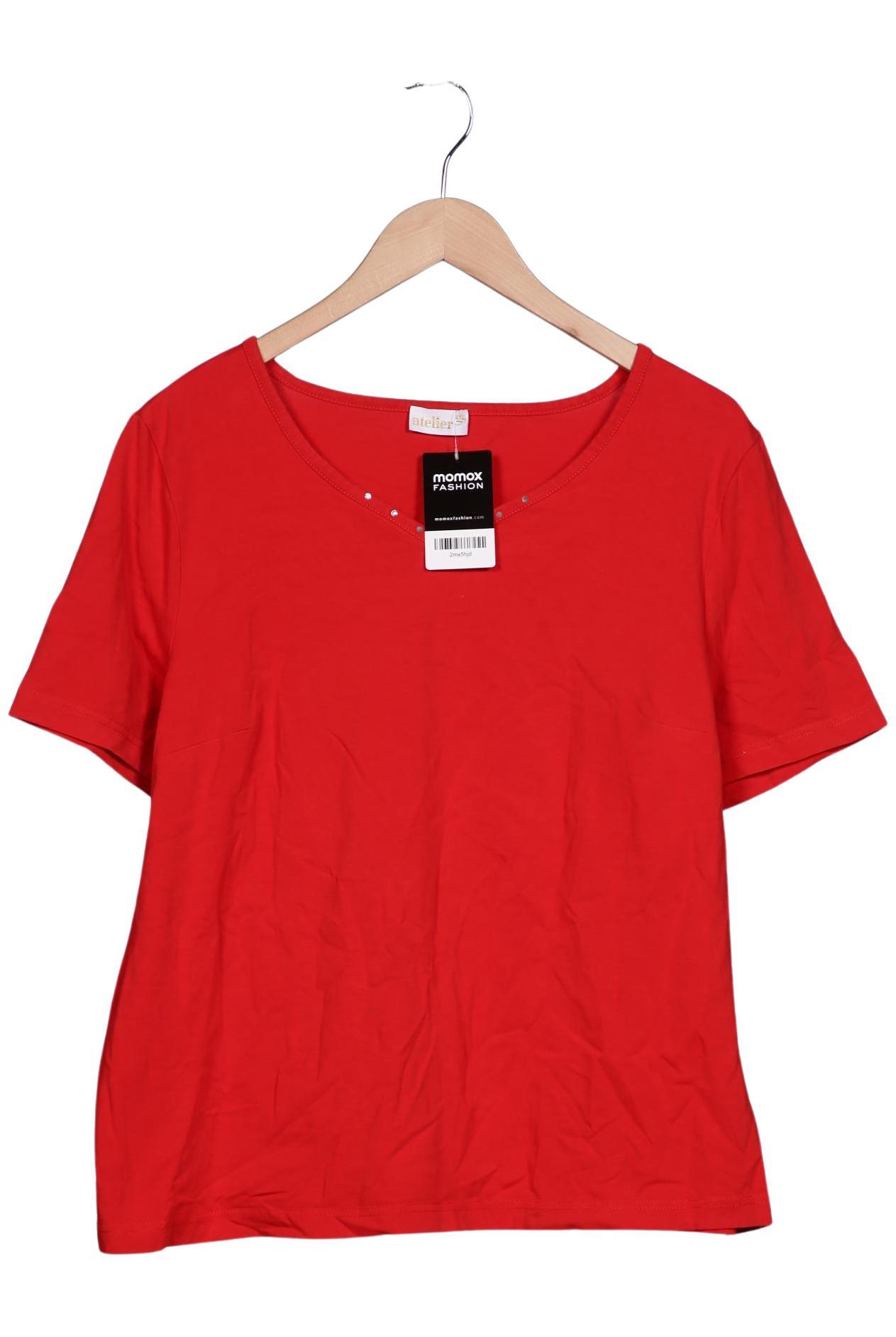 

Atelier Goldner Schnitt Damen T-Shirt, rot, Gr. 42