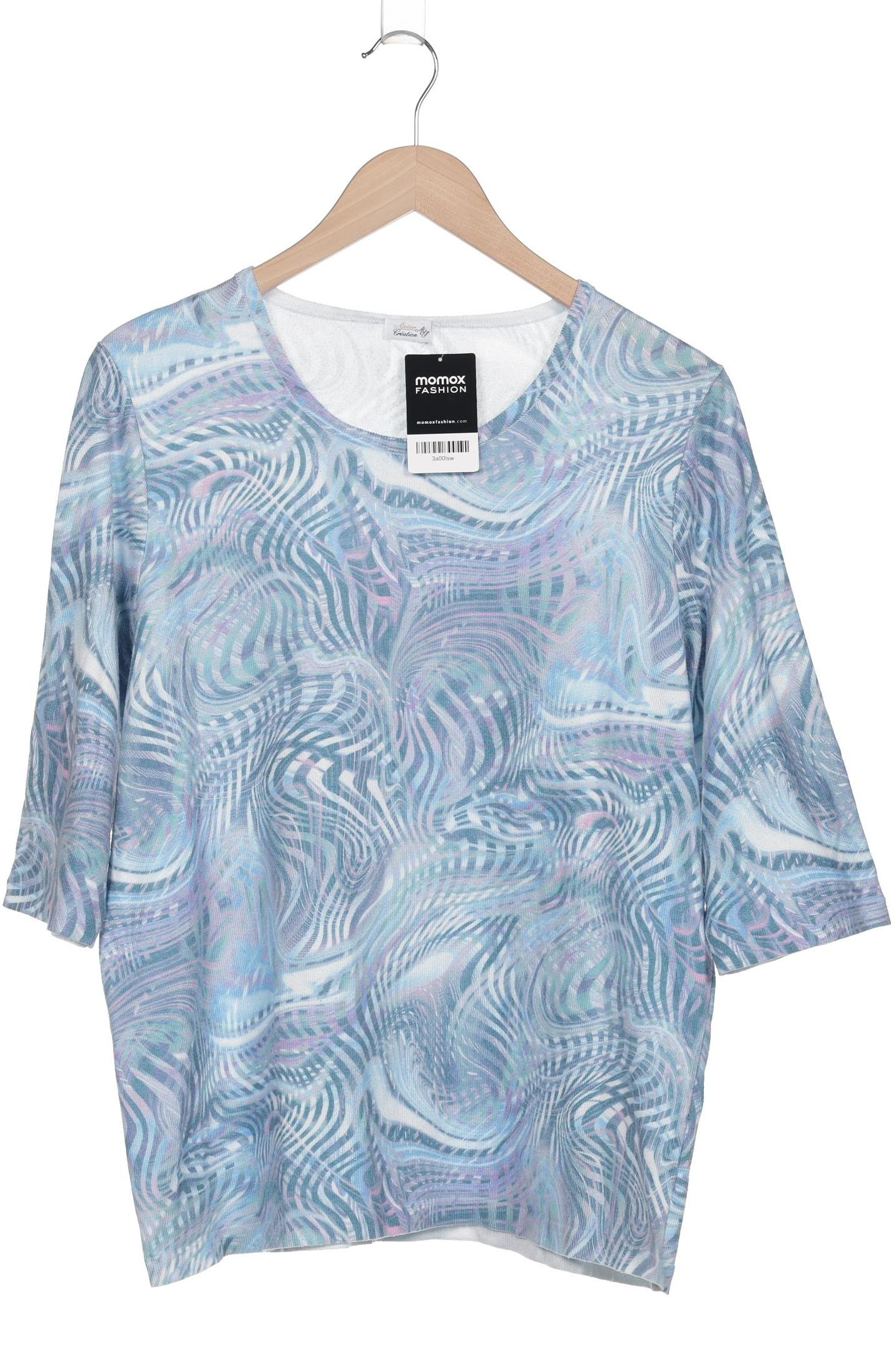 

Atelier Goldner Schnitt Damen Pullover, blau, Gr. 46