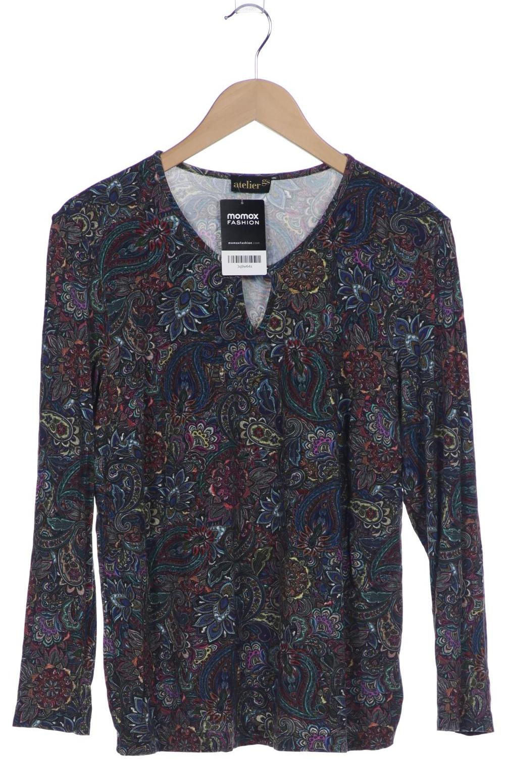 

Atelier Goldner Schnitt Damen Langarmshirt, mehrfarbig, Gr. 44