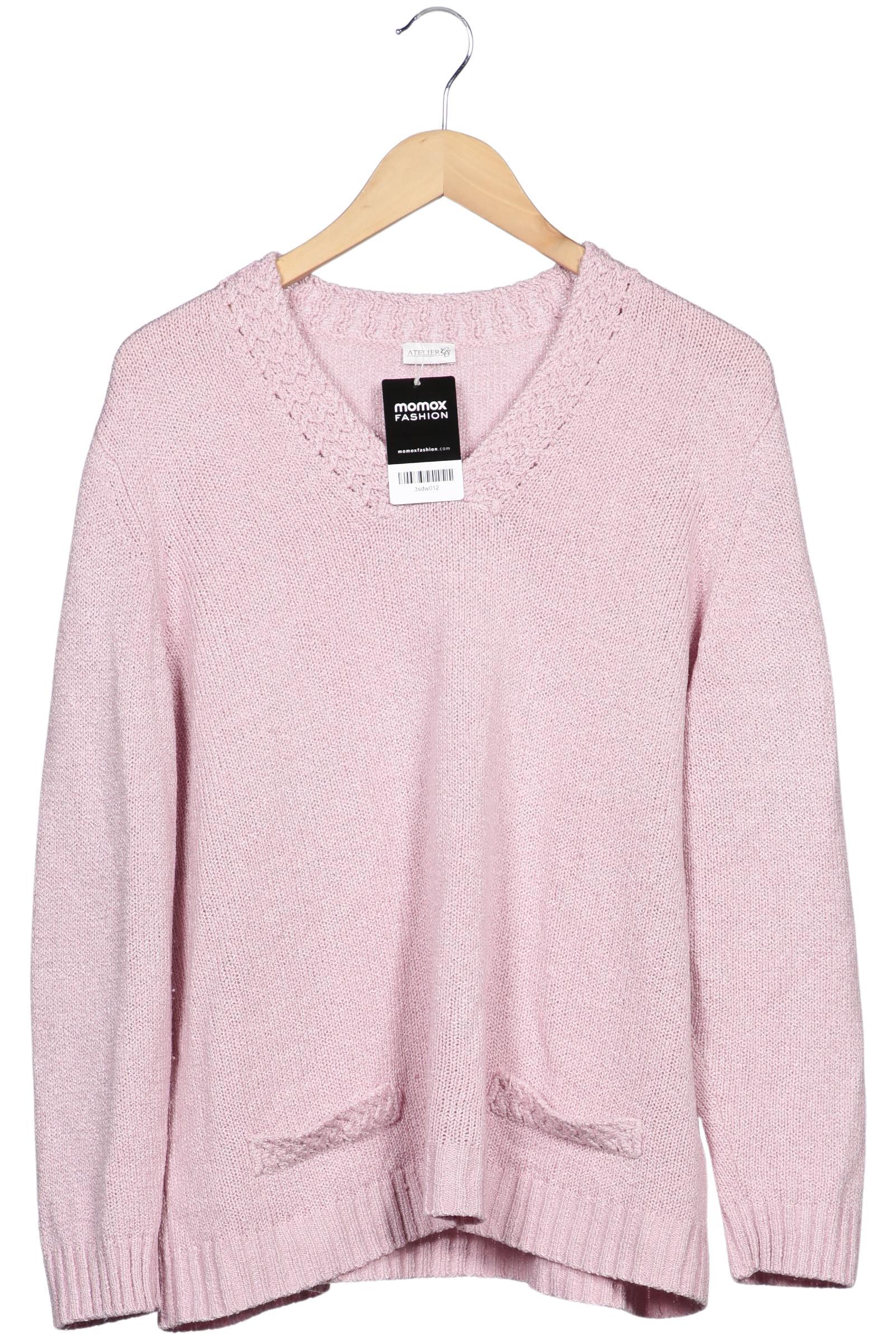 

Atelier Goldner Schnitt Damen Pullover, pink, Gr. 46