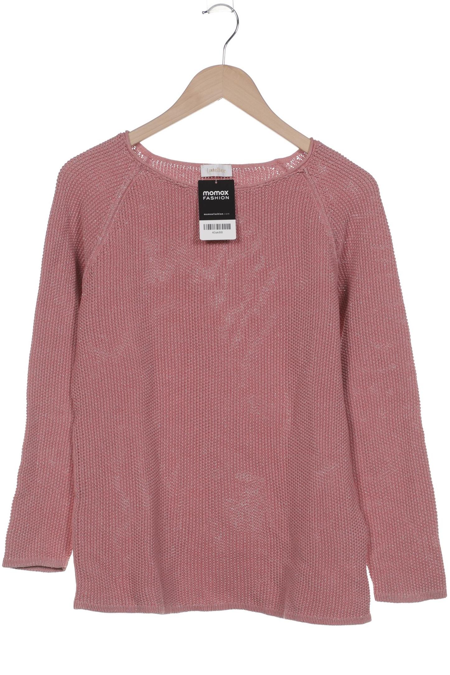 

Atelier Goldner Schnitt Damen Pullover, pink, Gr. 38