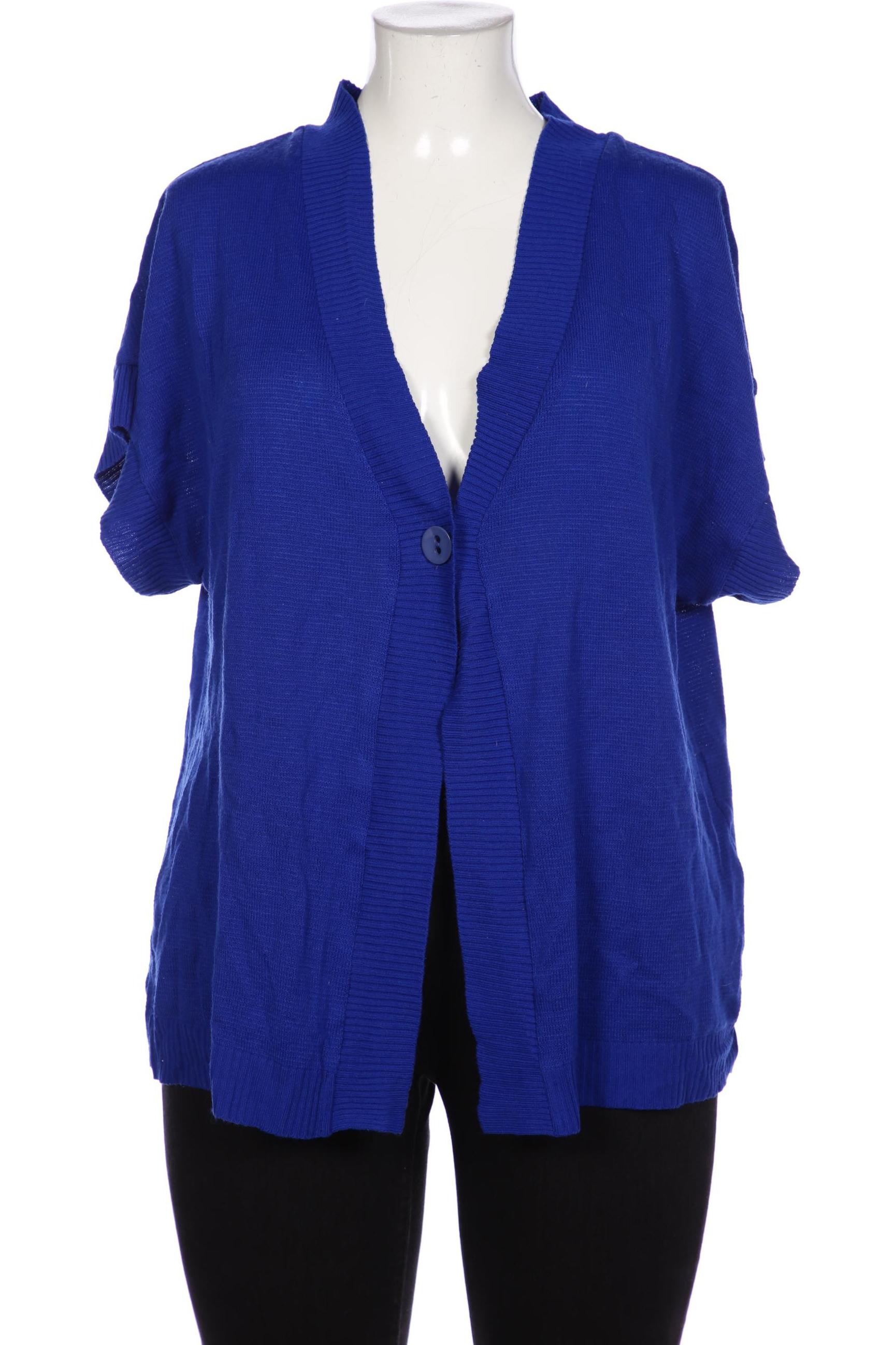 

Atelier Goldner Schnitt Damen Strickjacke, blau, Gr. 48