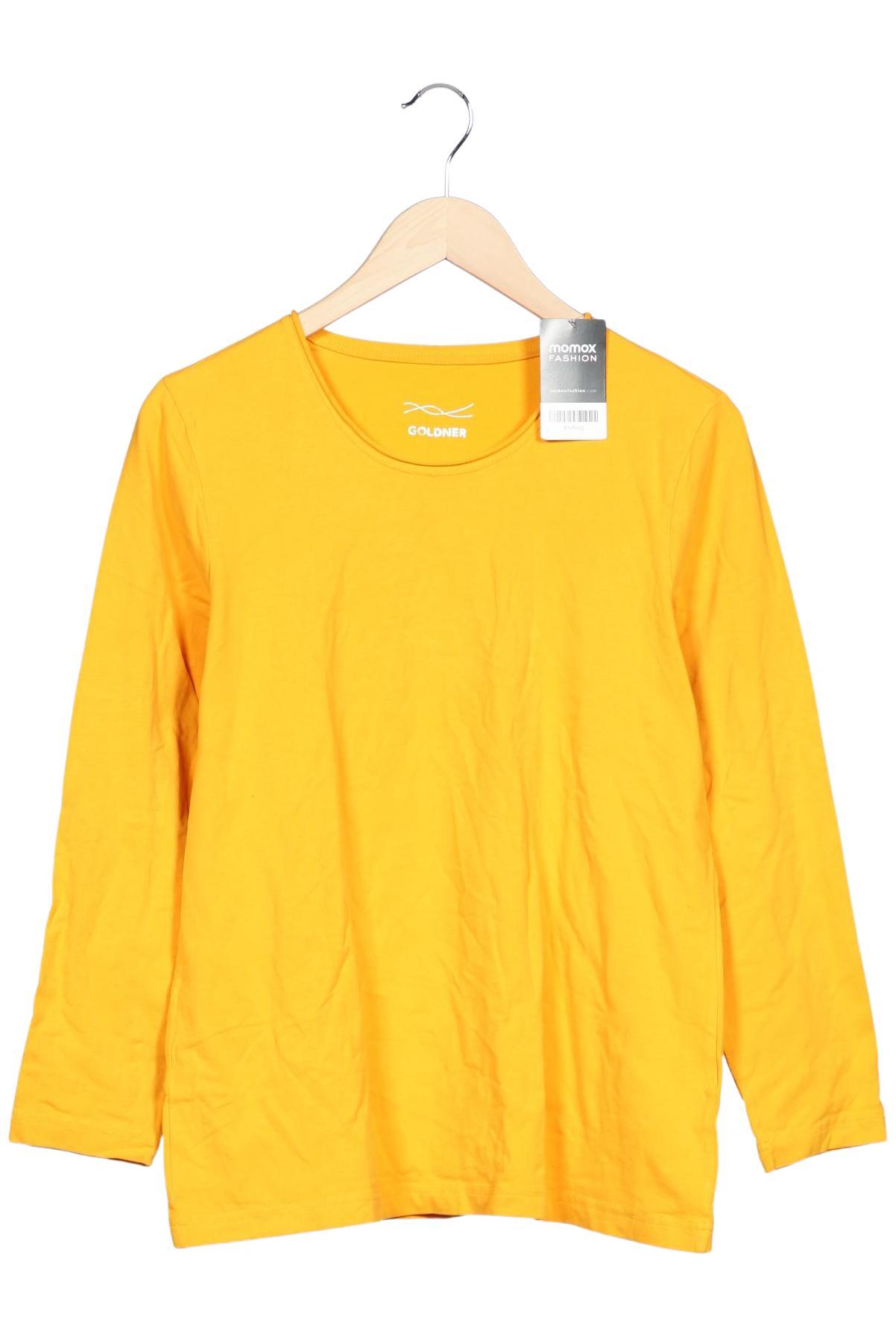 

Atelier Goldner Schnitt Damen Langarmshirt, gelb, Gr. 44