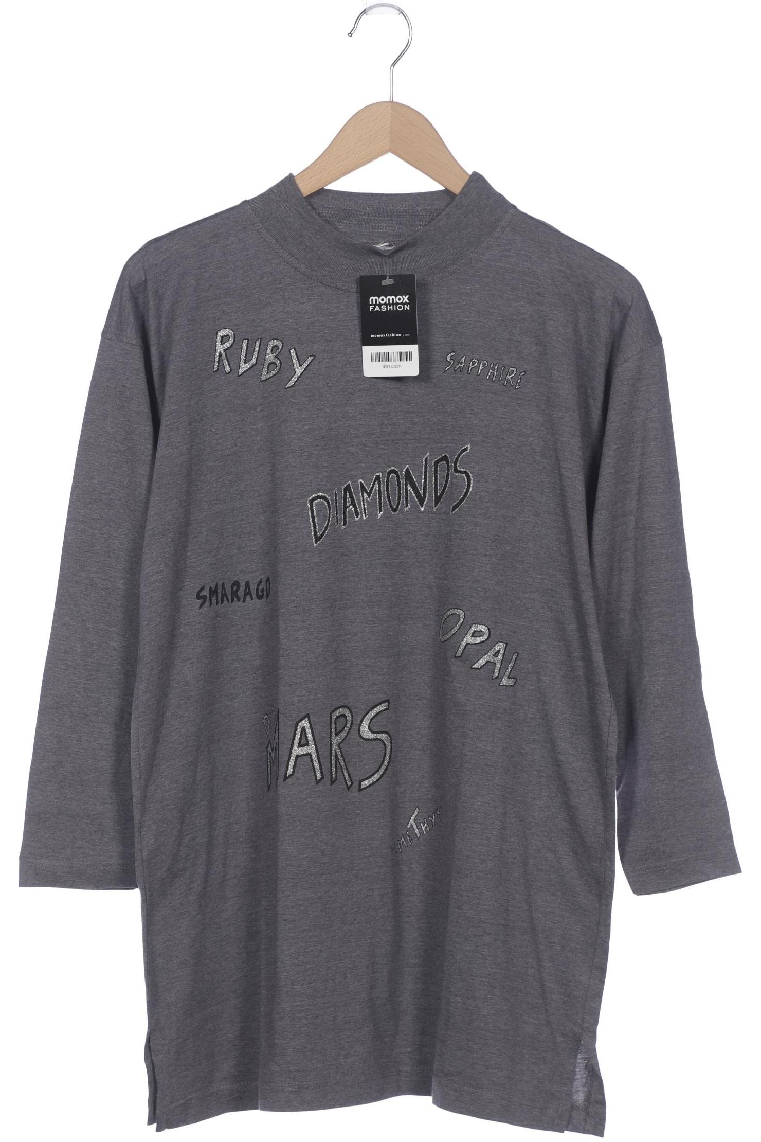 

Atelier Goldner Schnitt Damen Langarmshirt, grau, Gr. 38