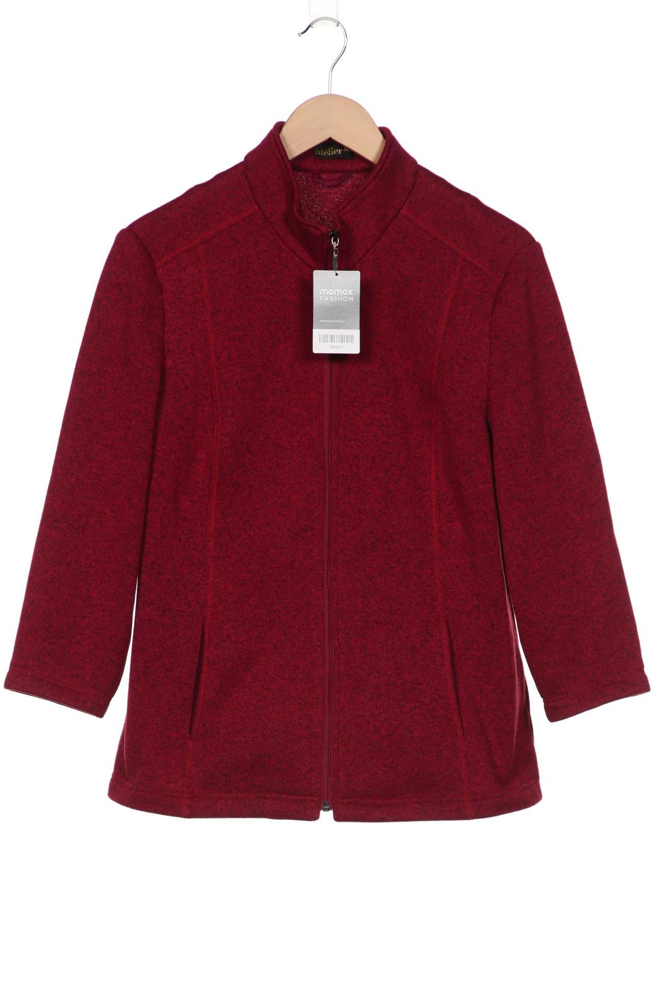 

Atelier Goldner Schnitt Damen Strickjacke, bordeaux