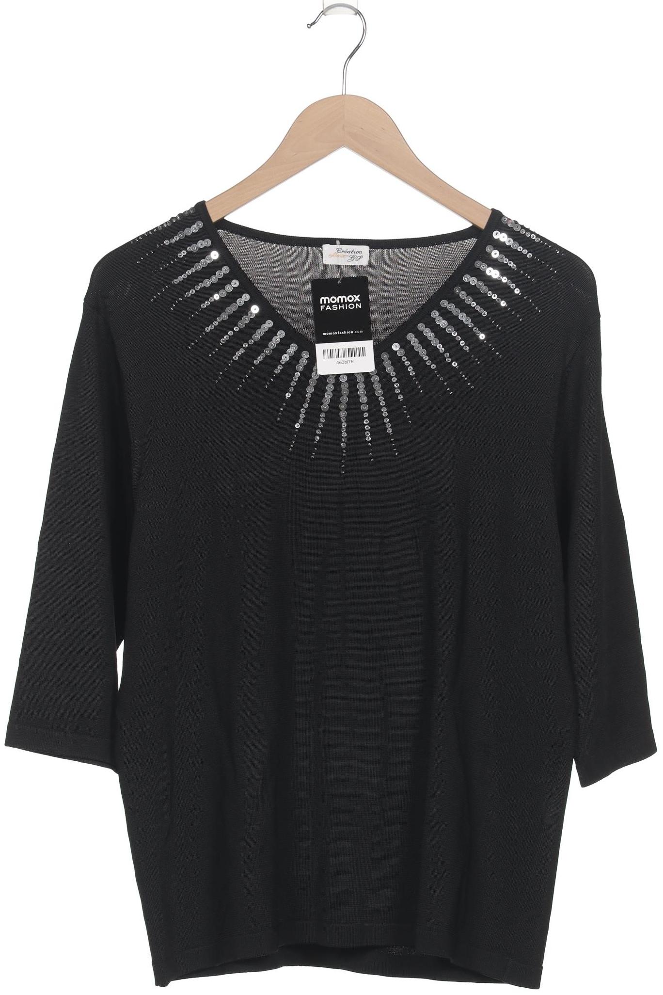 

Atelier Goldner Schnitt Damen Pullover, schwarz, Gr. 44