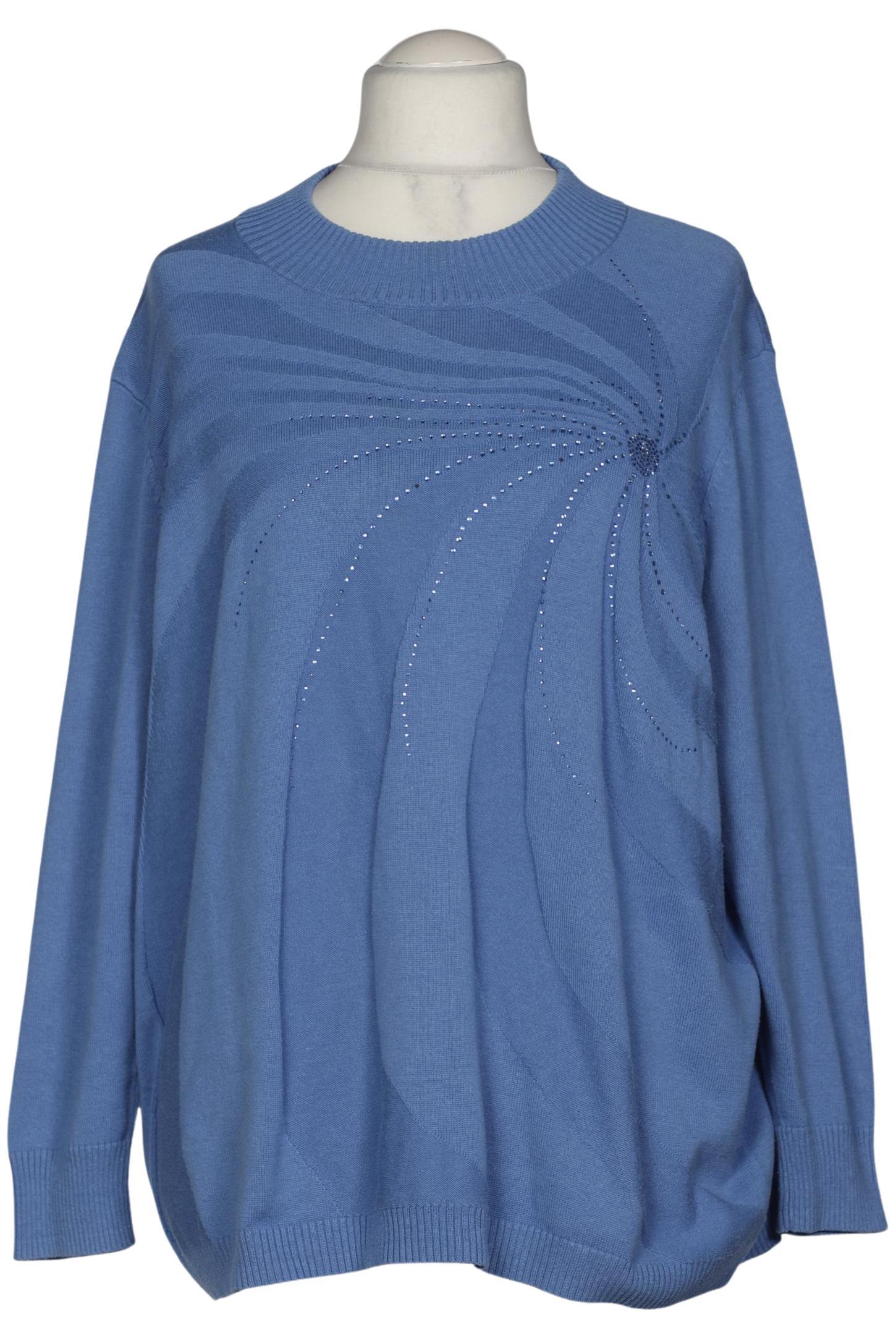 

Atelier Goldner Schnitt Damen Pullover, hellblau, Gr. 54